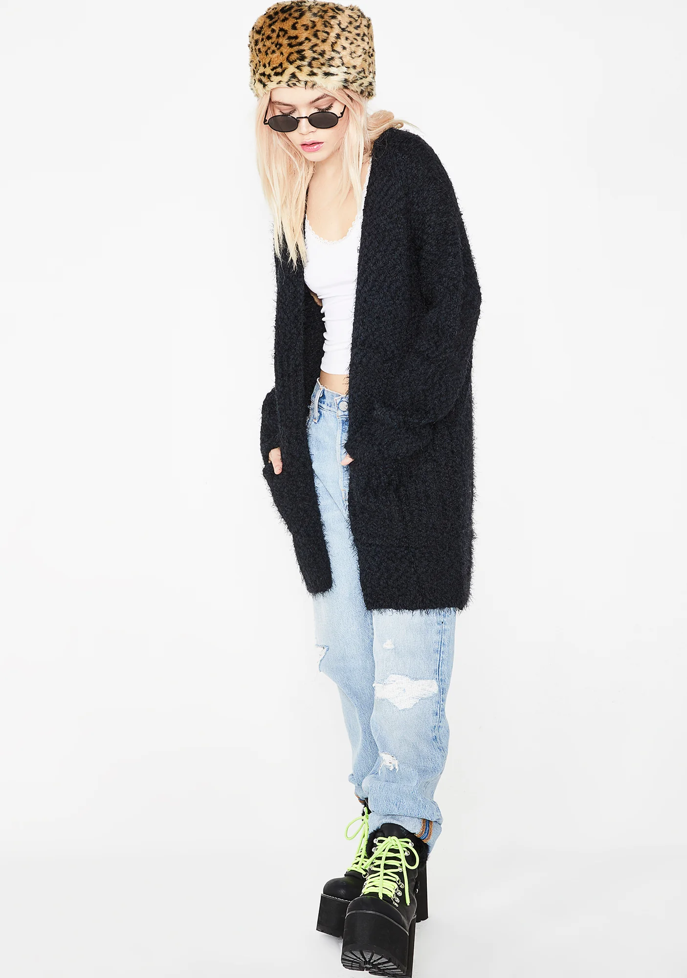 Sweet Lullaby Fuzzy Cardigan - Image 5