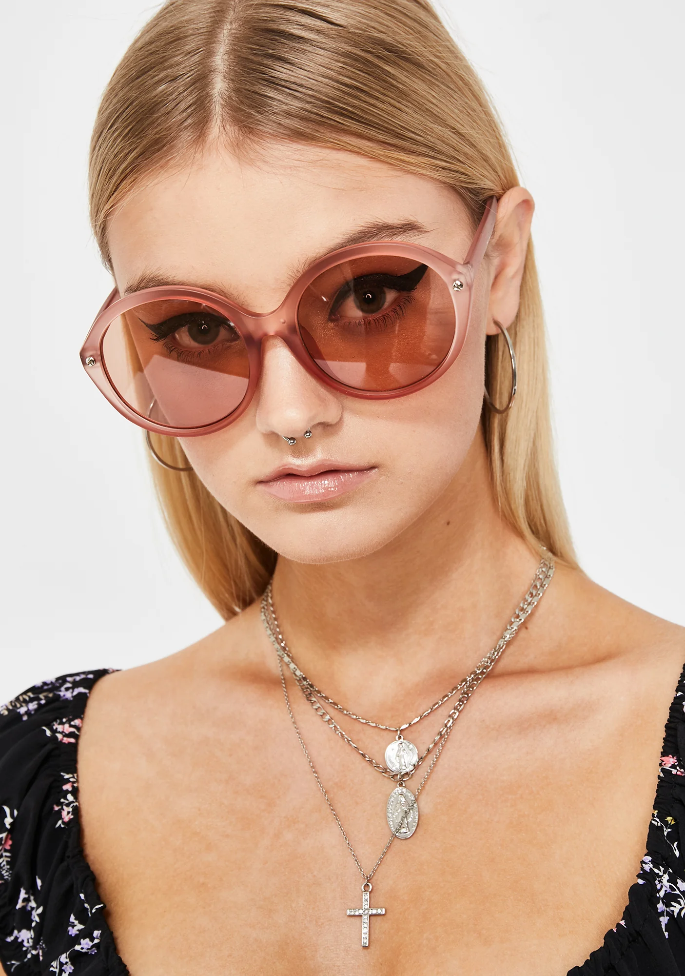 Sweet Mz. Magoo Circle Sunglasses - Image 2
