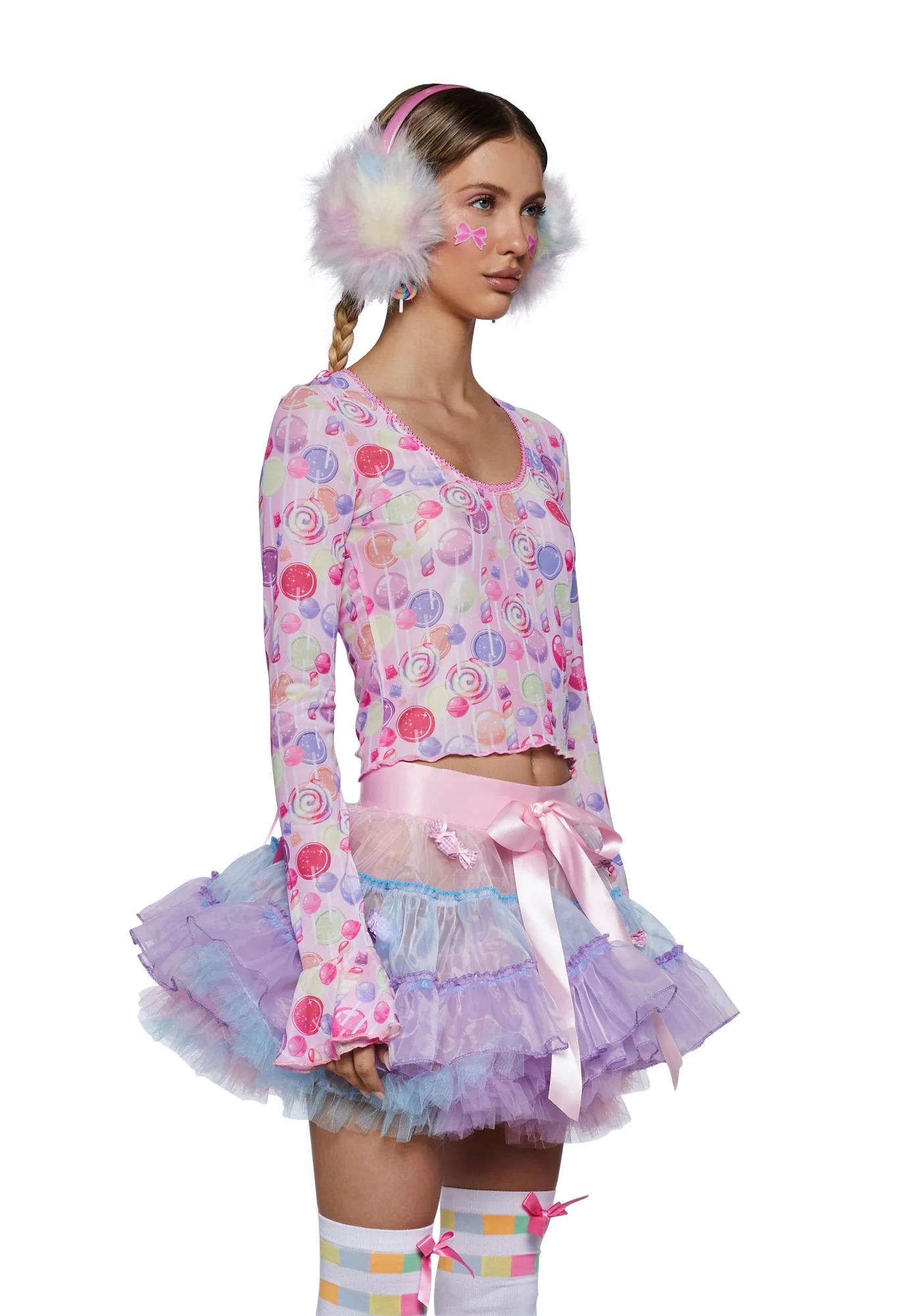 Sweet Pieces Mesh Top - Image 3