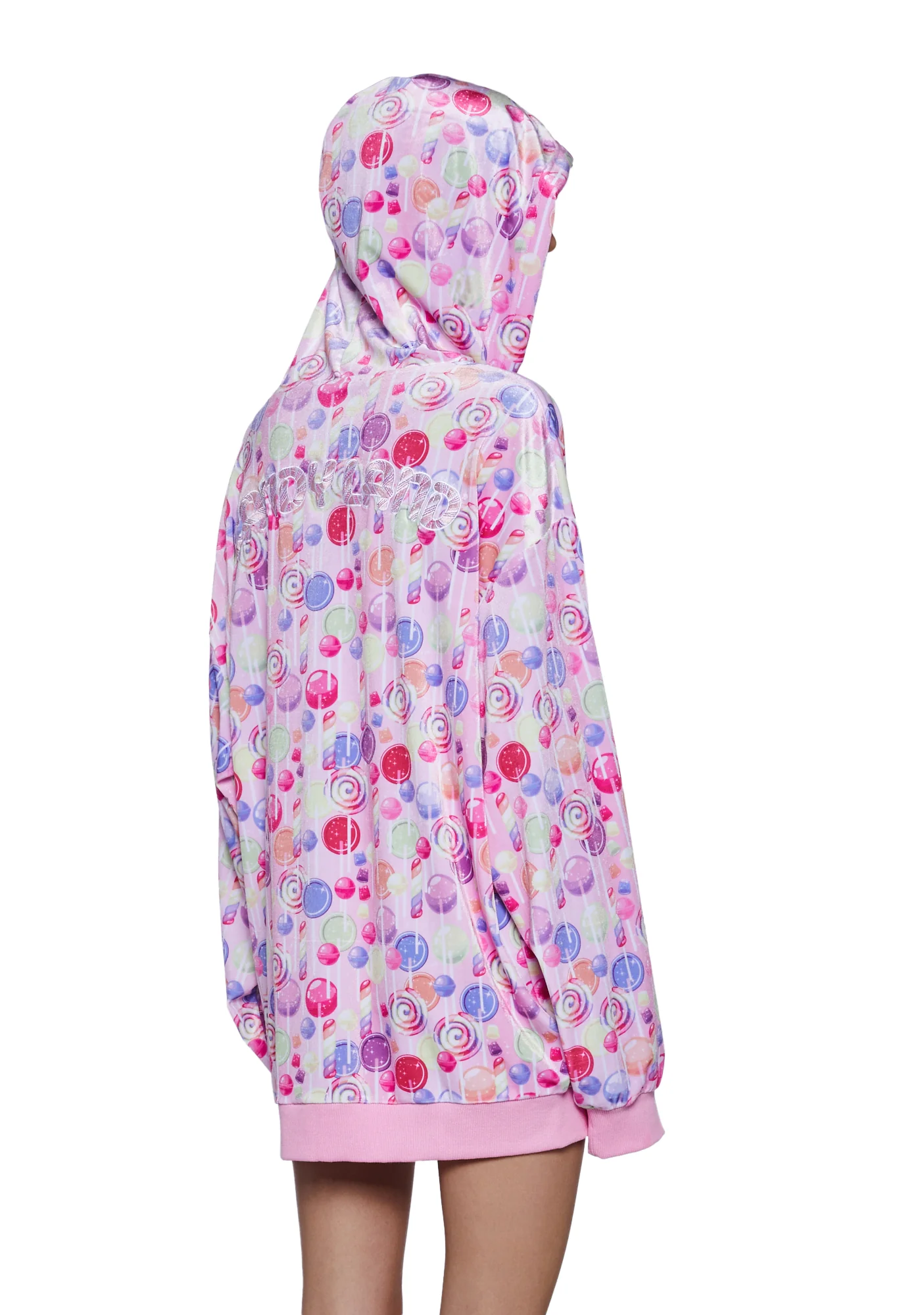 Sweet Pieces Velour Hoodie - Image 4
