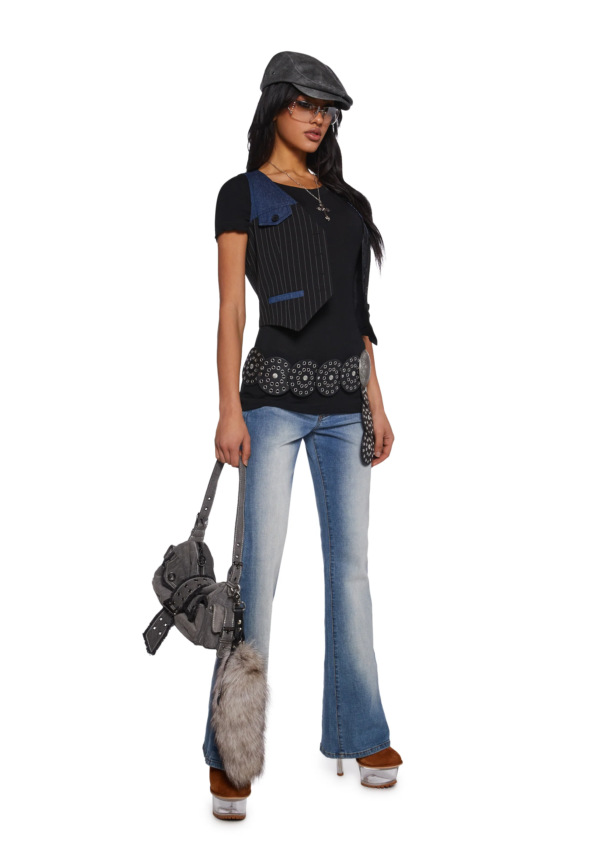Sweet Rebellion Short Sleeve Top - Black - Image 2
