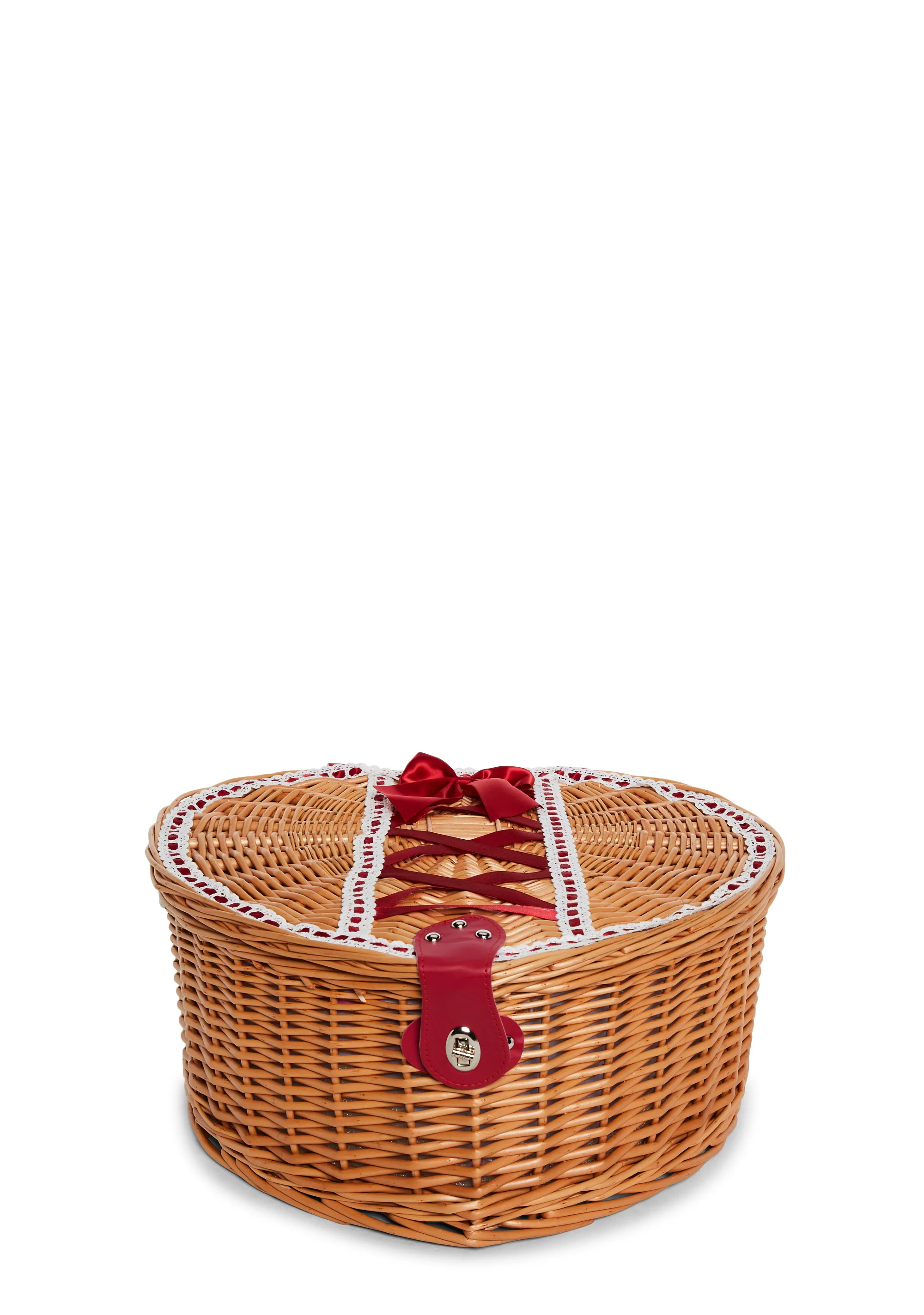 Sweet Sharing Heart Picnic Basket - Image 7