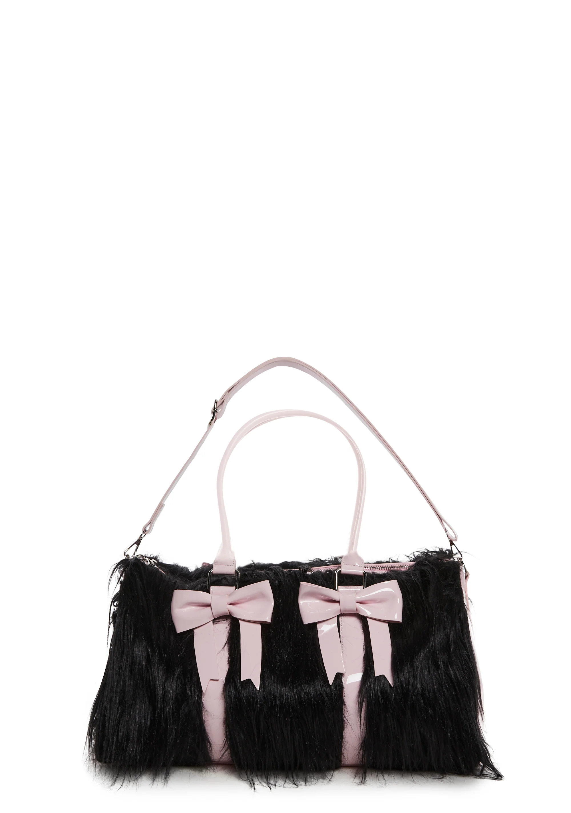 Sweet Sinner Weekender Bag - Black/Pink - Image 5
