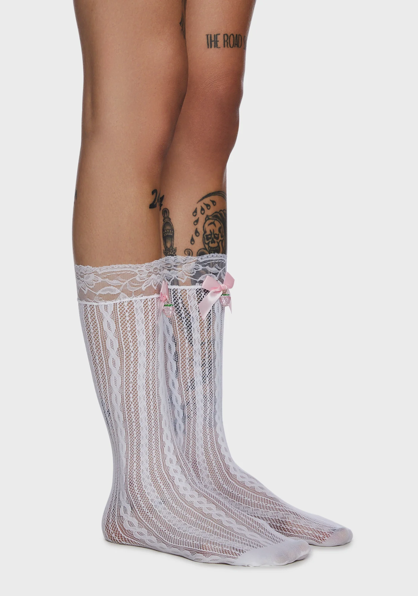 Sweet Spells Lace Socks - White - Image 2