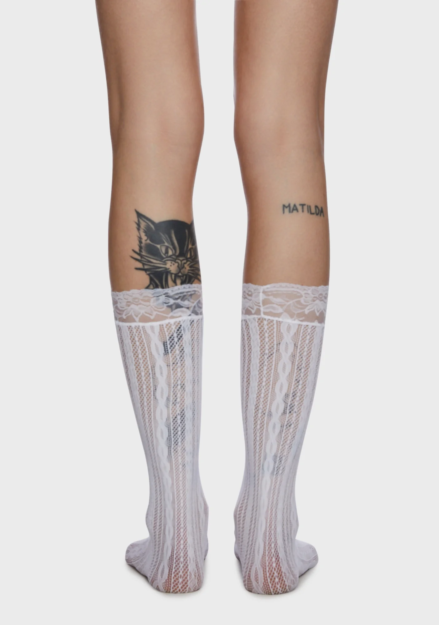 Sweet Spells Lace Socks - White - Image 3