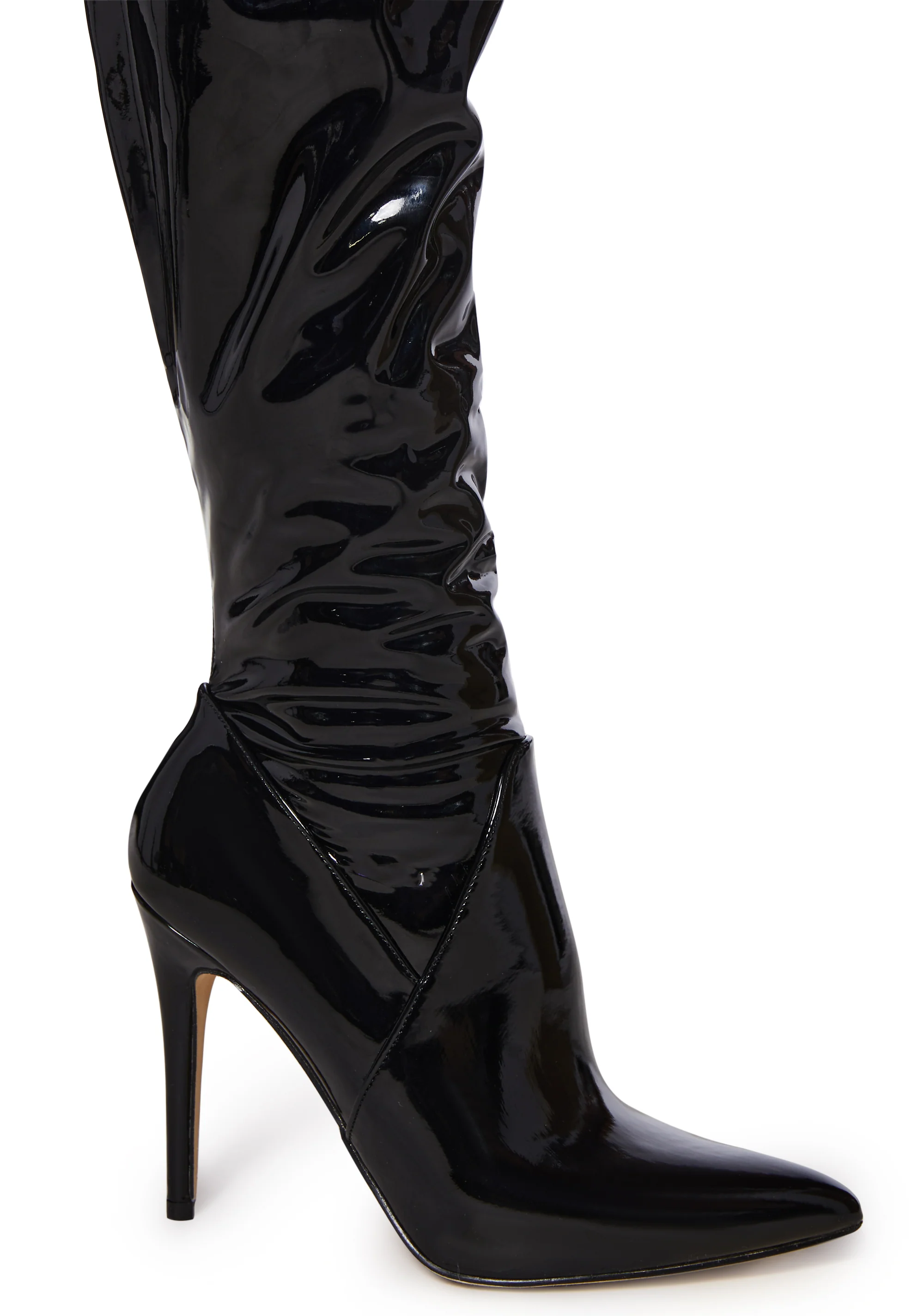 Sweet Touch Stretch Patent Boots - Image 2