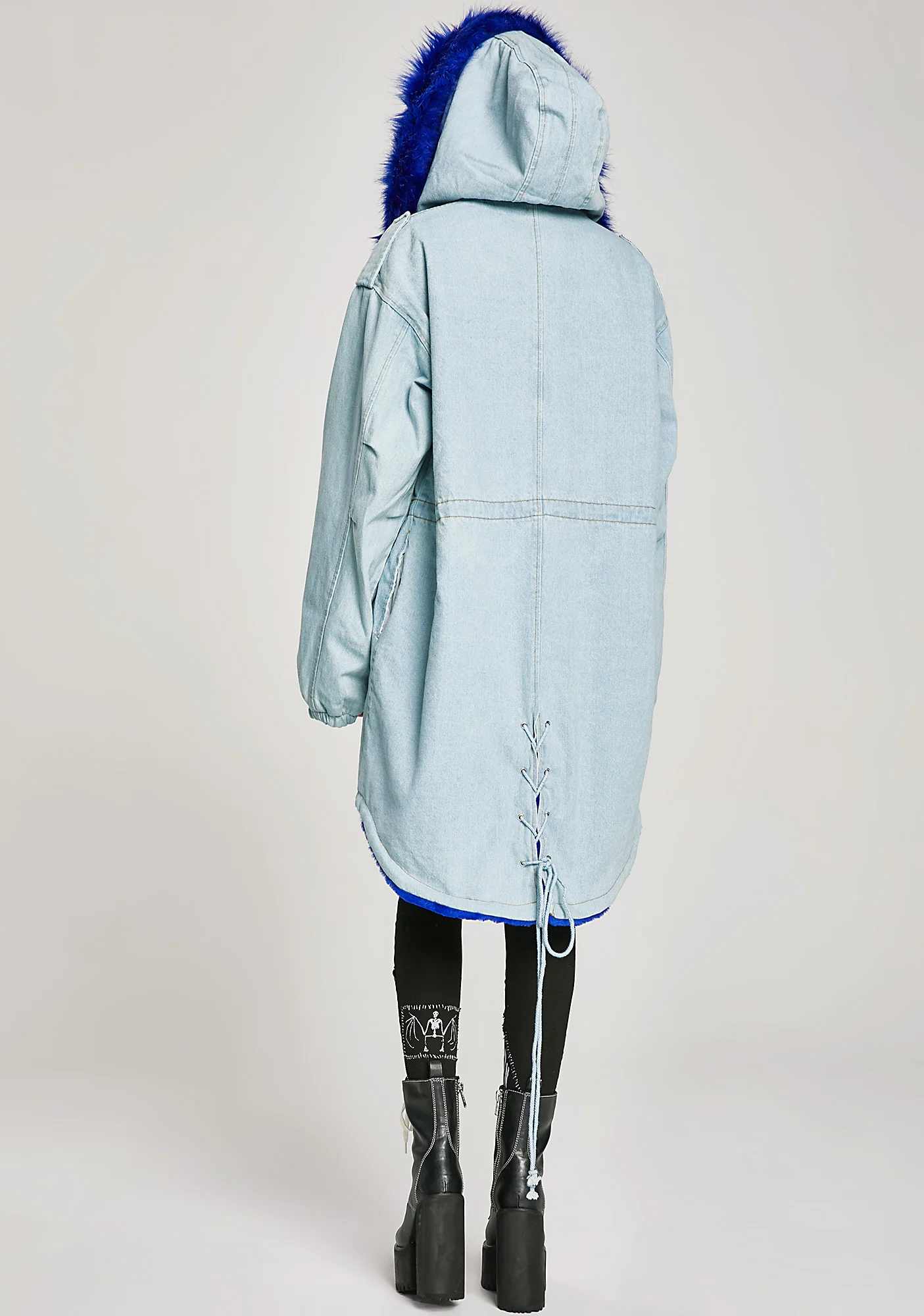 Sweetie Bird Denim Parka - Image 4
