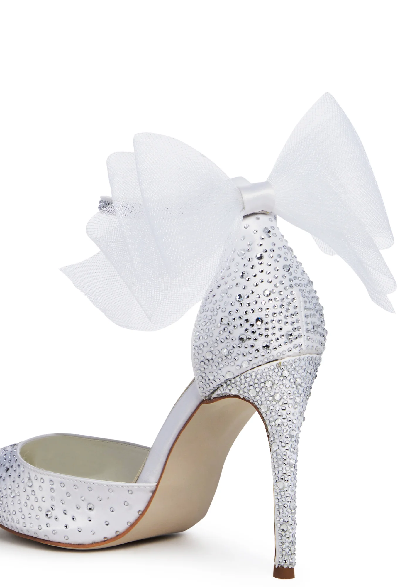 Sweetie Pointed Toe Heels - White - Image 2
