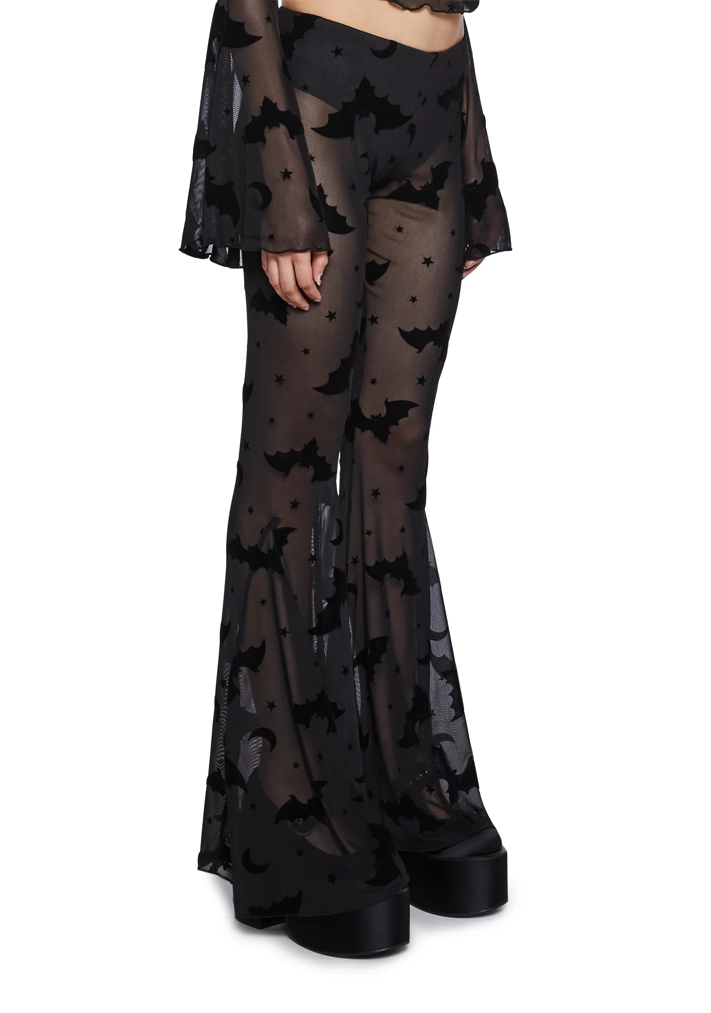 Sweetly Sinister Flared Pants - Image 3