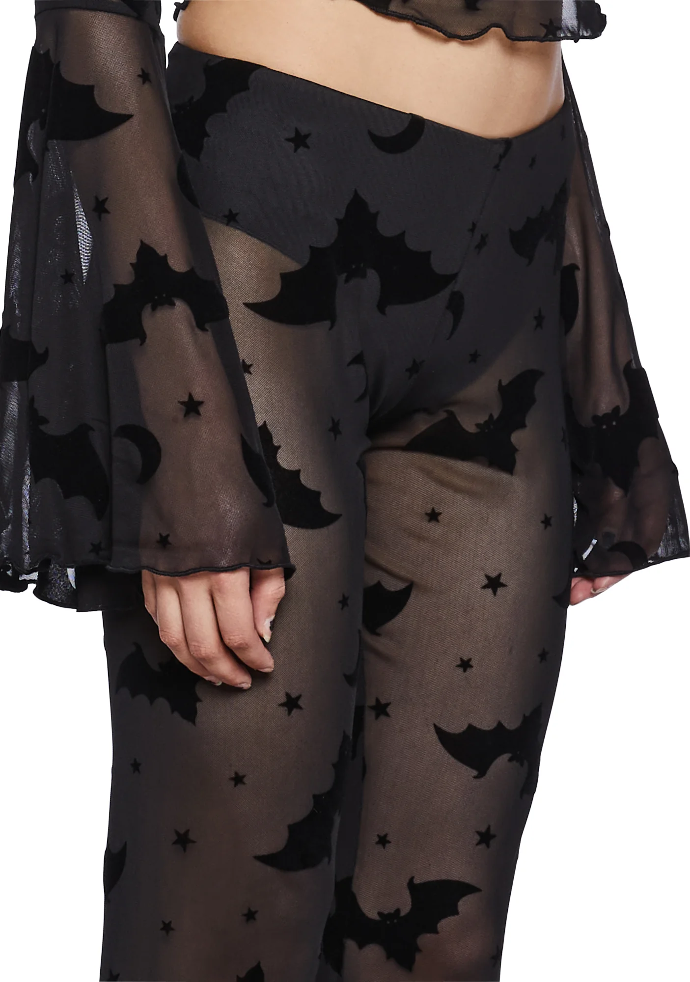 Sweetly Sinister Flared Pants - Image 5