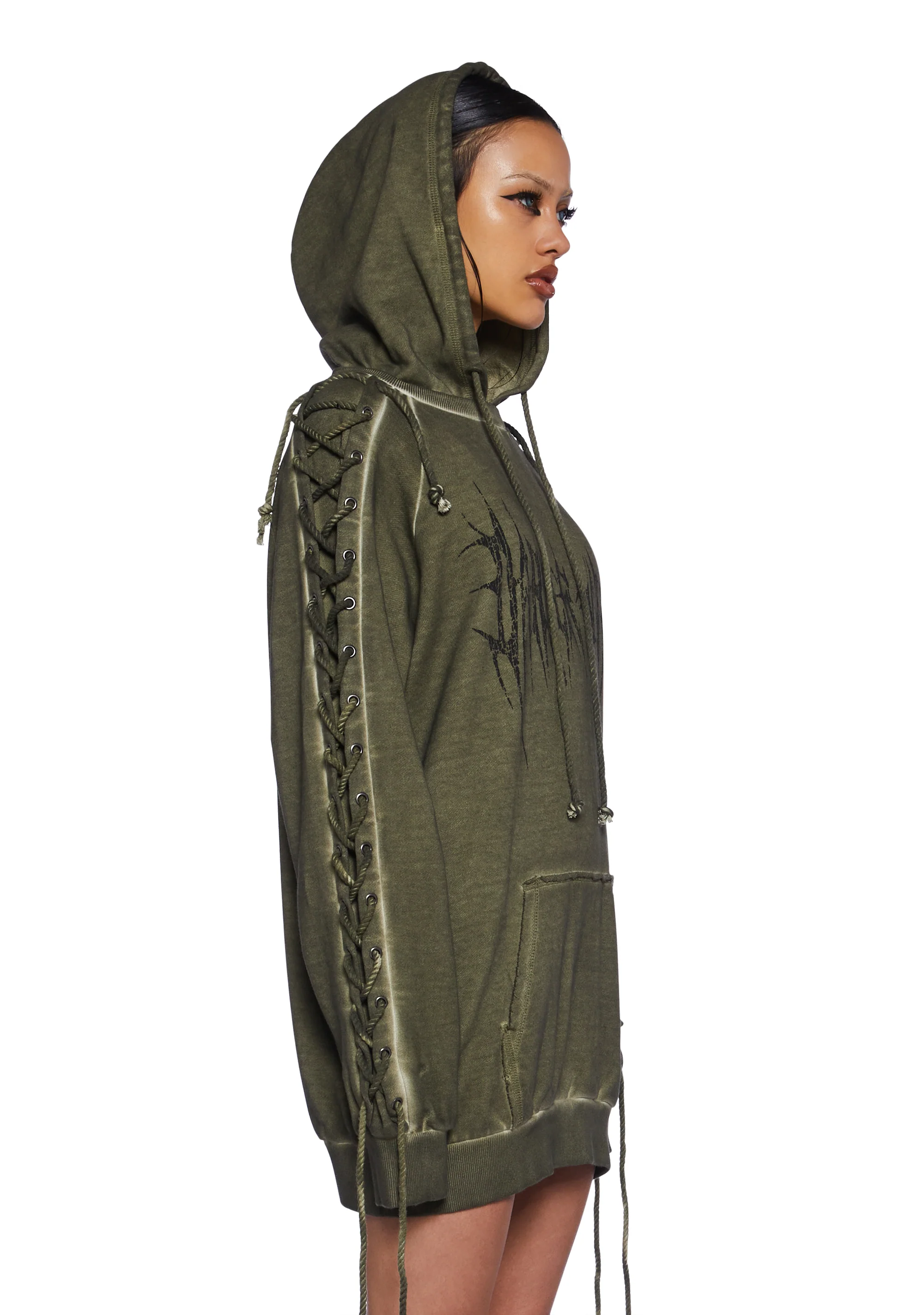 Switch Unisex Lace-Up Hoodie - Image 3