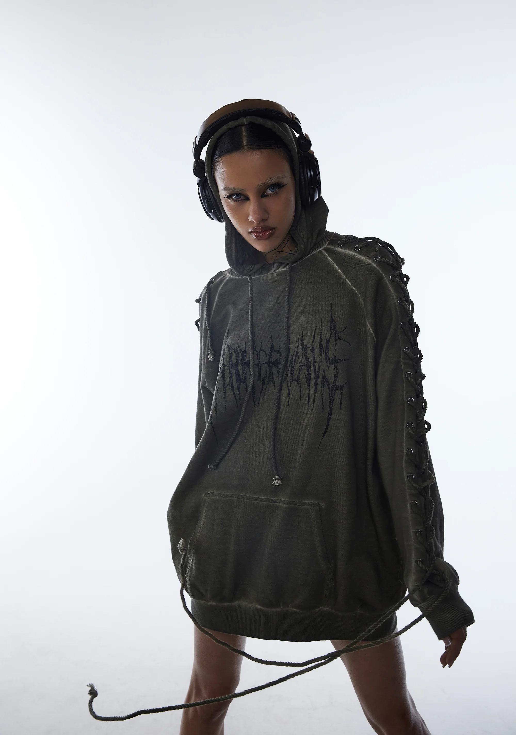 Switch Unisex Lace-Up Hoodie - Image 7