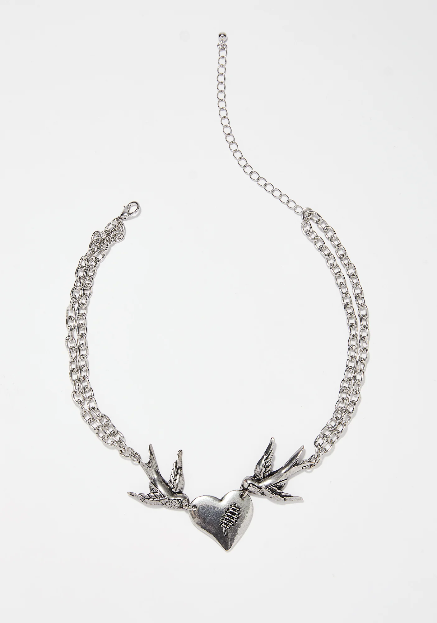 Swoop Down Chain Necklace - Image 2