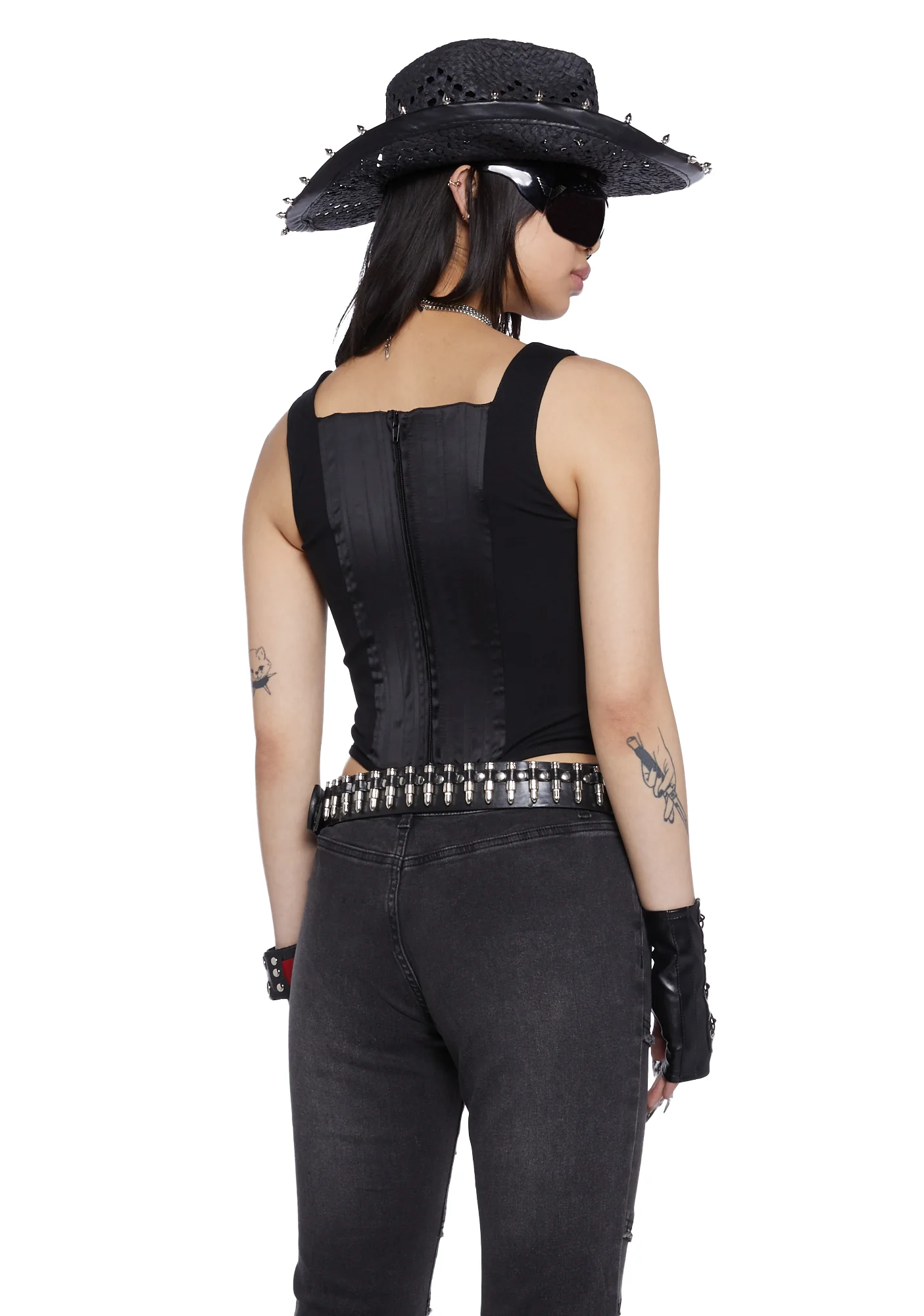 Tabloid Love Corset Top - Image 4
