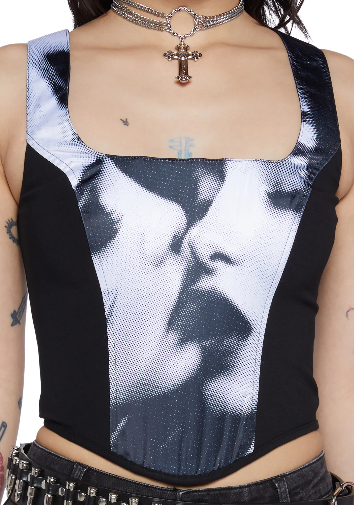 Tabloid Love Corset Top - Image 5
