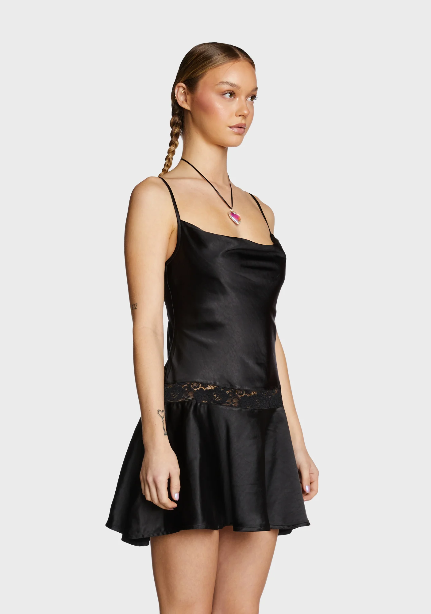 Tahira Mini Slip Dress - Image 4