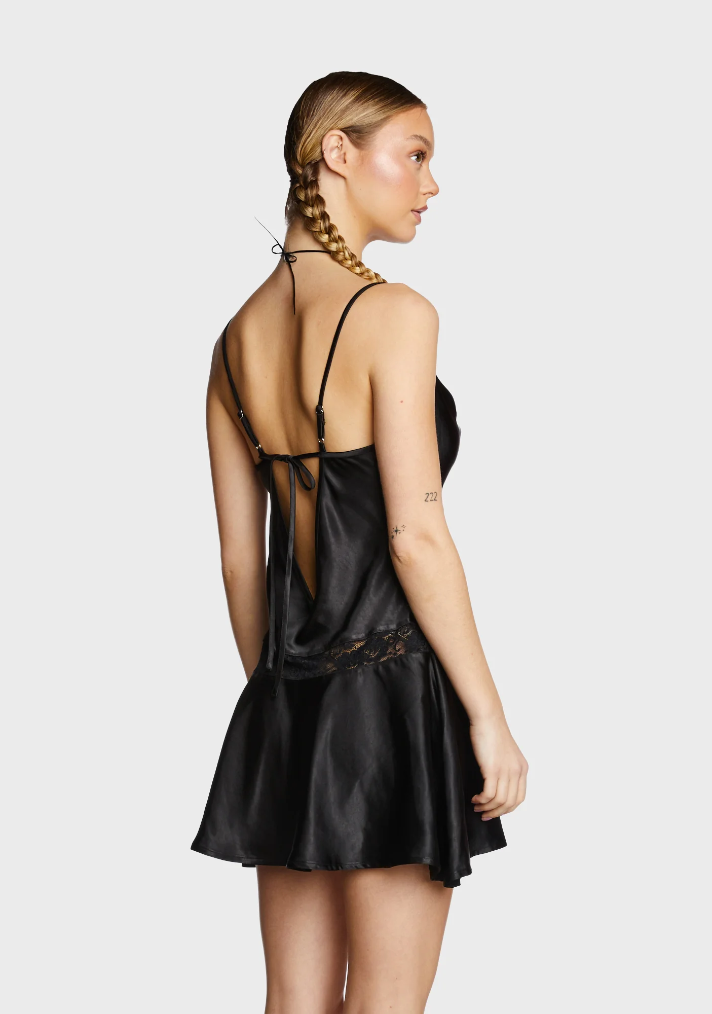 Tahira Mini Slip Dress - Image 5