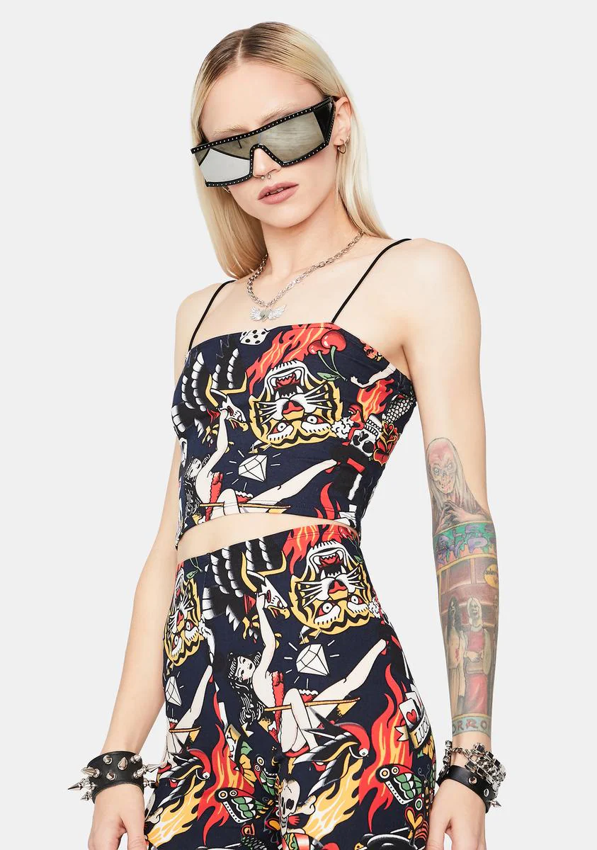 Take A Gamble Crop Tank - Image 2