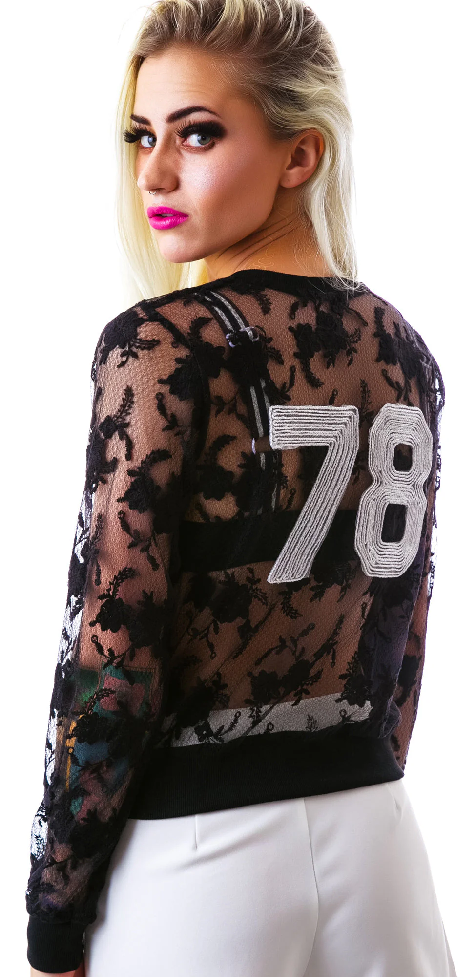 Take My Lace Jacket - Black - Image 3