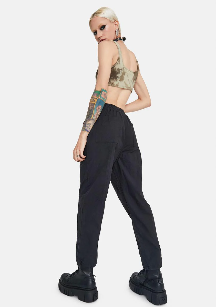 Taken Back Elastic Waist Joggers - Image 4