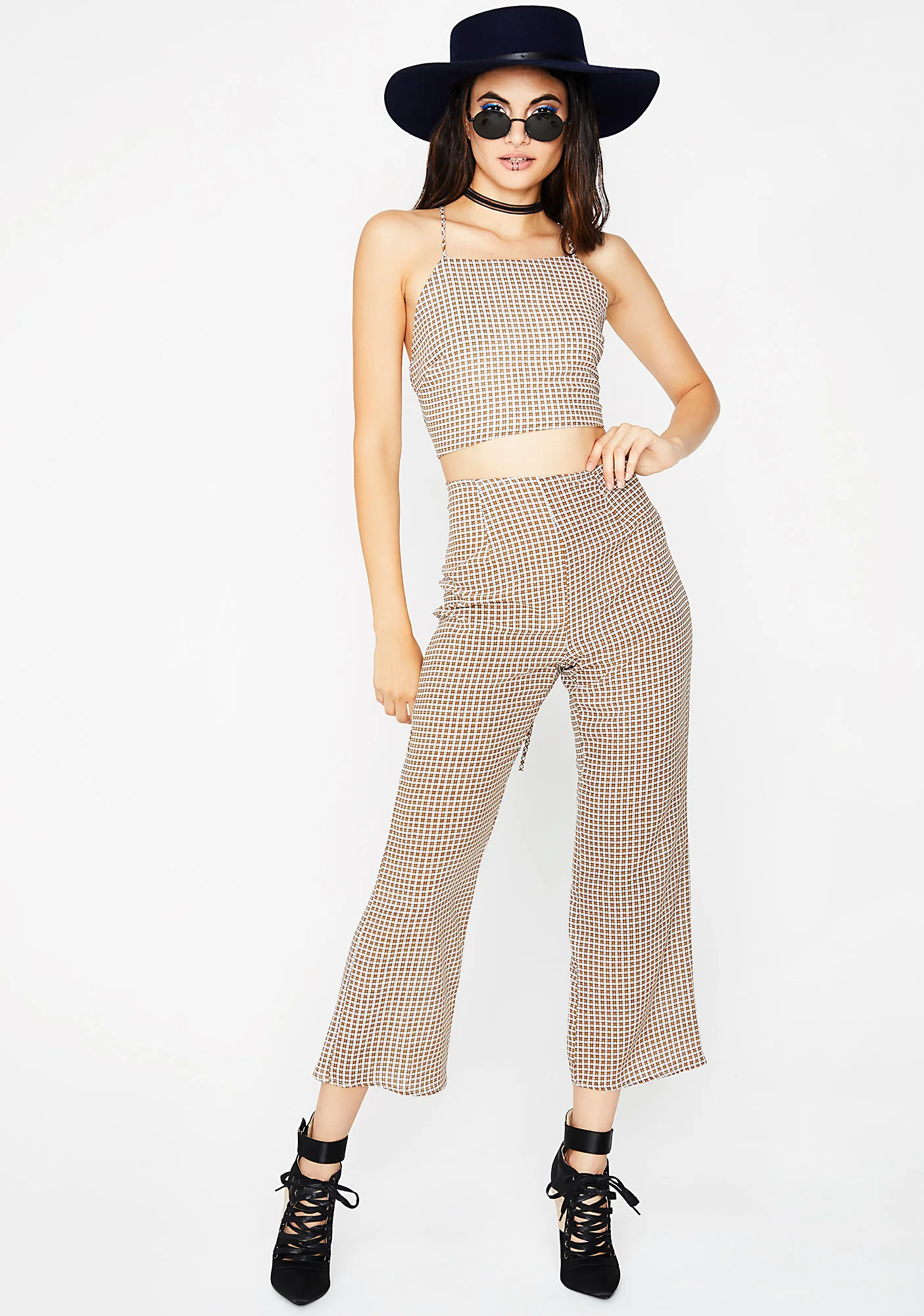 Talkin' Business Plaid Top - Image 4