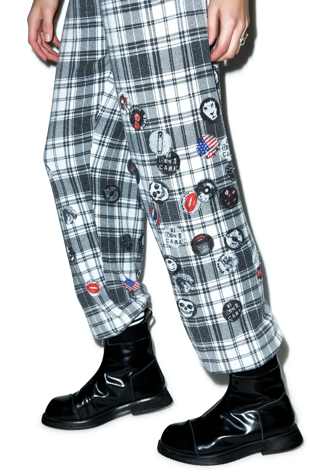 Tanzy Pins Sweat Pants - Black - Image 2