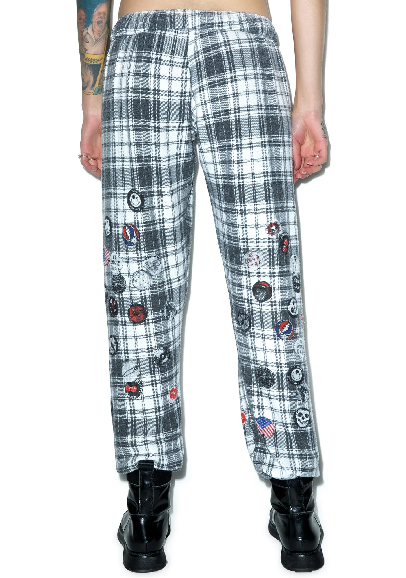Tanzy Pins Sweat Pants - Black - Image 4