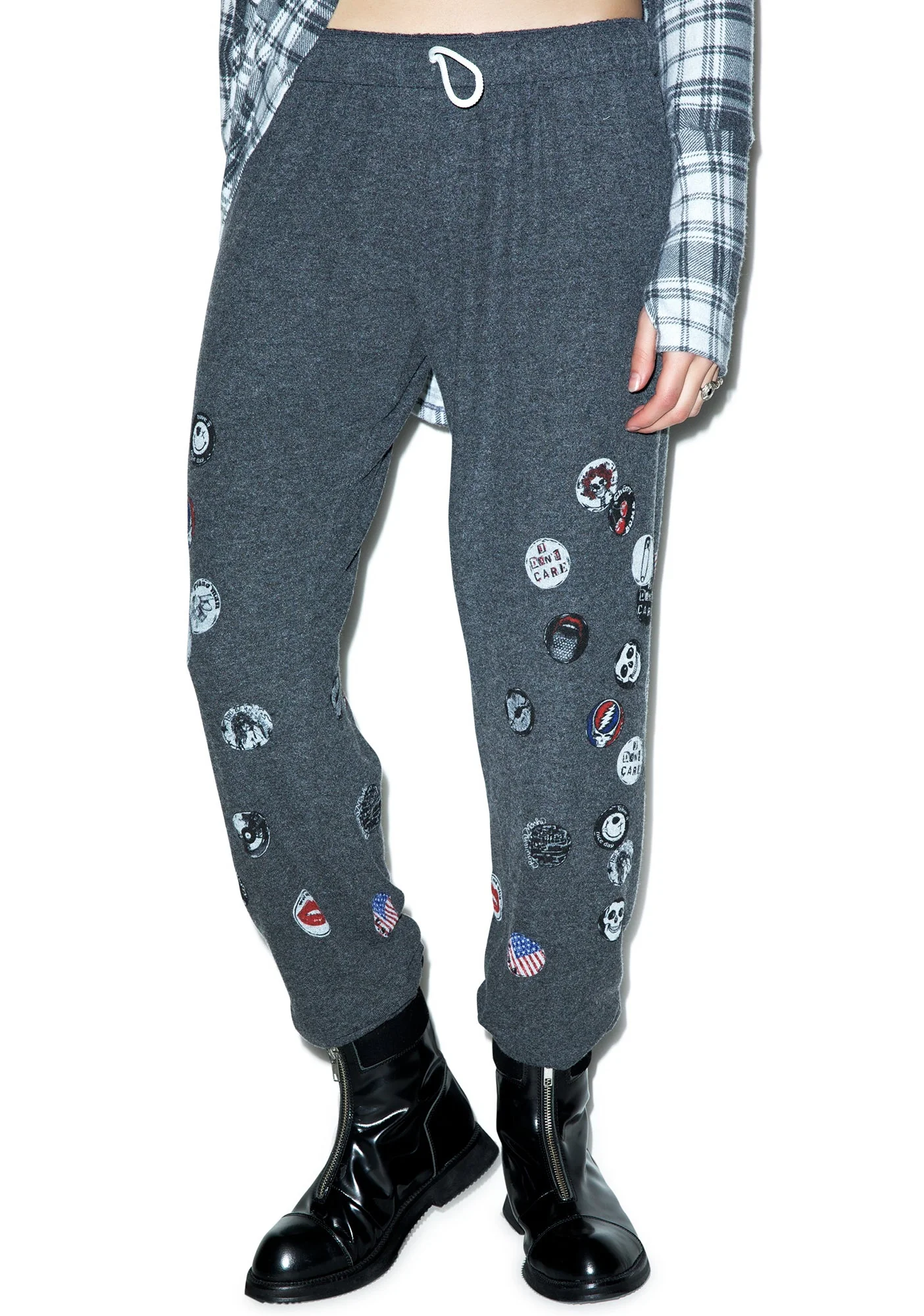 Tanzy Pins Sweat Pants - Black - Image 6