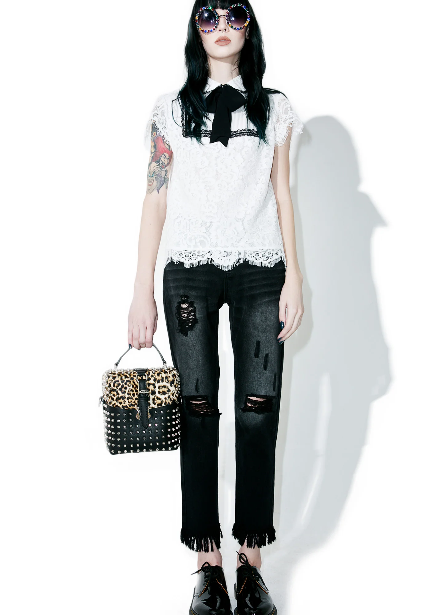 Tattle Tailz Distressed Jeans - Image 2