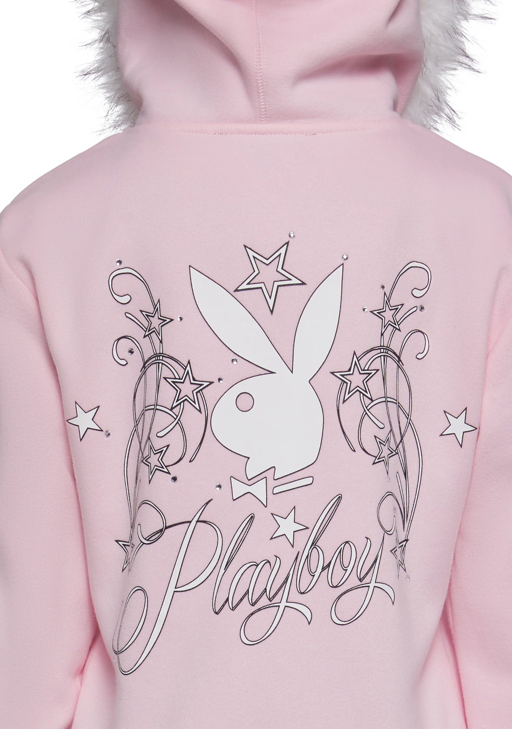 Faux Fur Trimmed Hoodie - Image 8