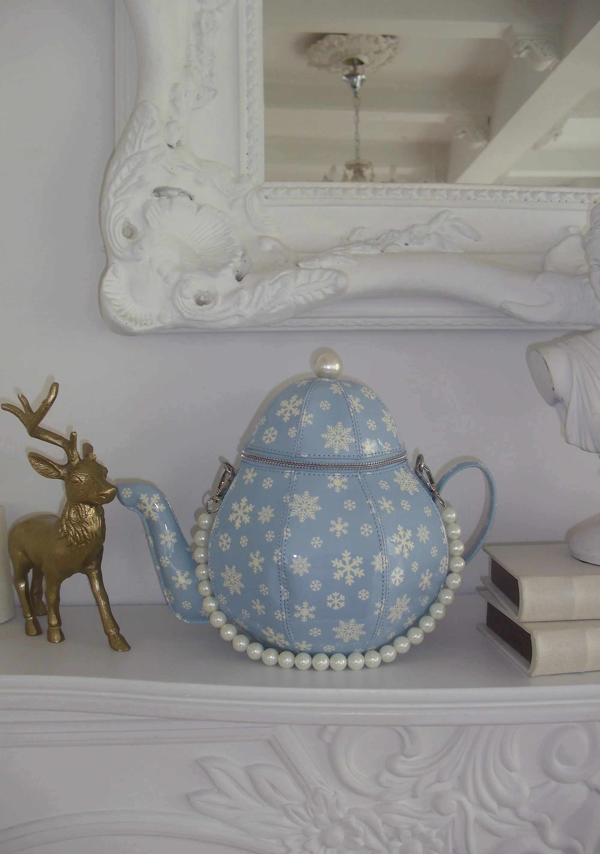 Tea Society Handbag - Blue - Image 6