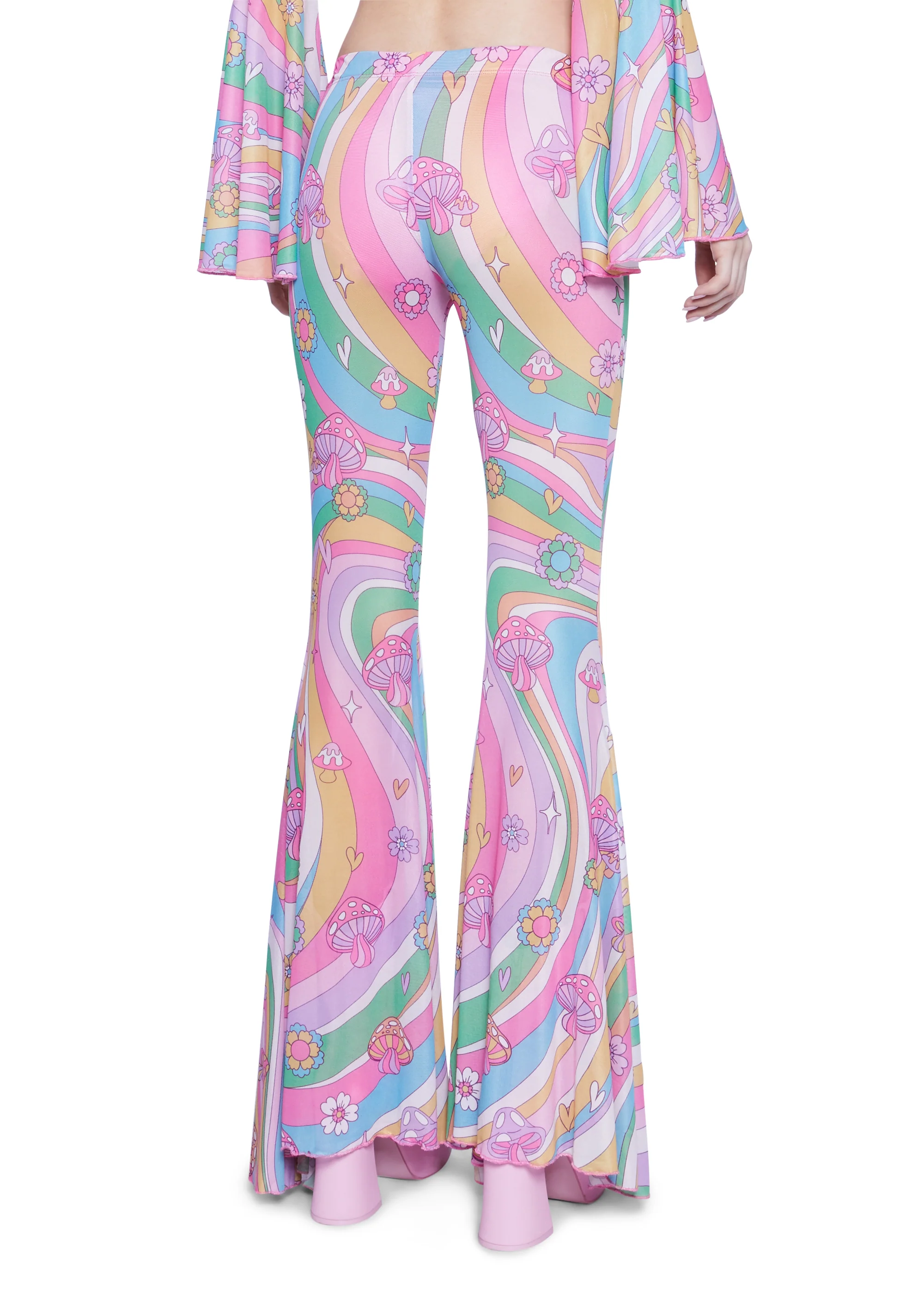 Technicolor Dreams Flare Pants - Image 4