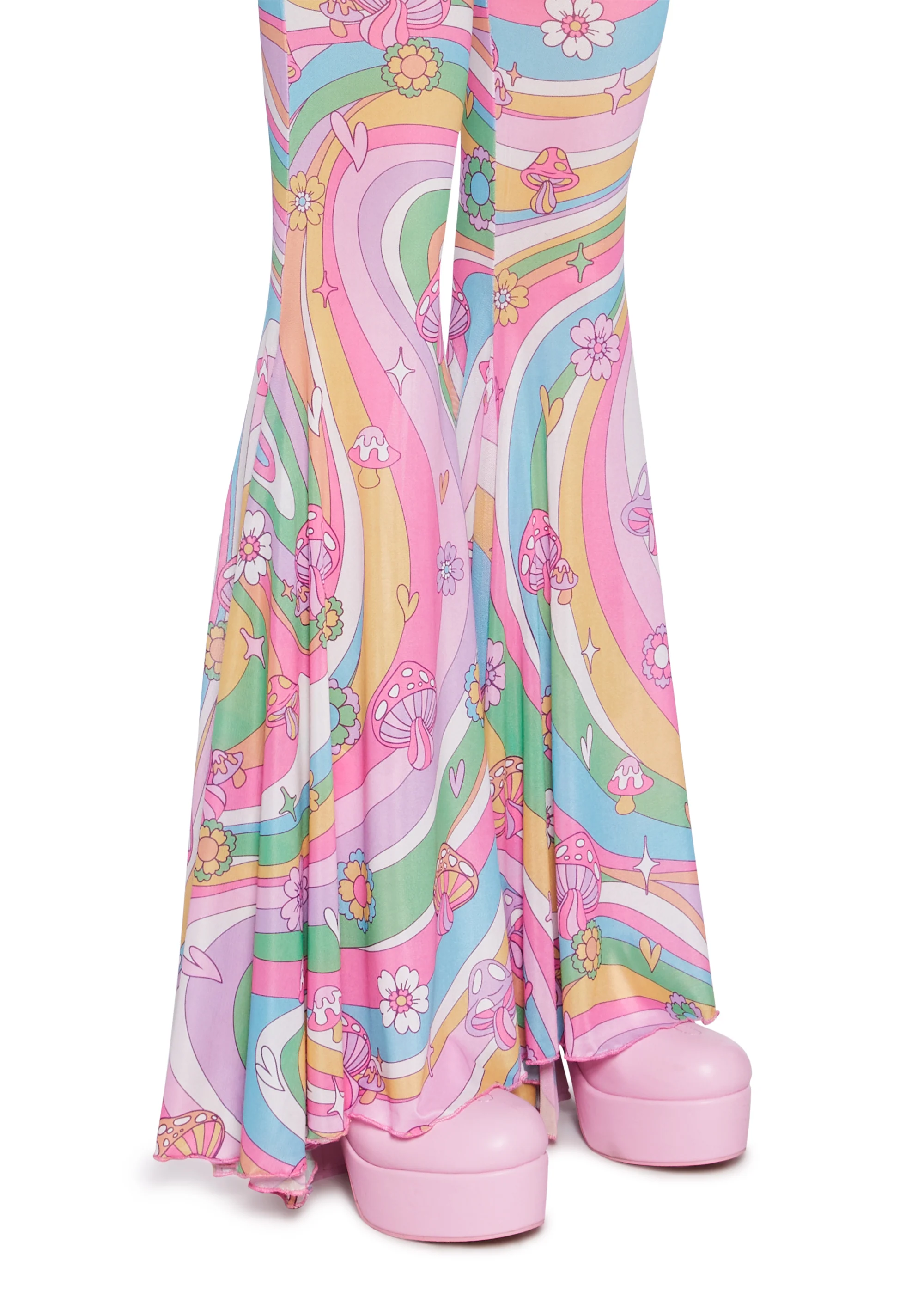 Technicolor Dreams Flare Pants - Image 5