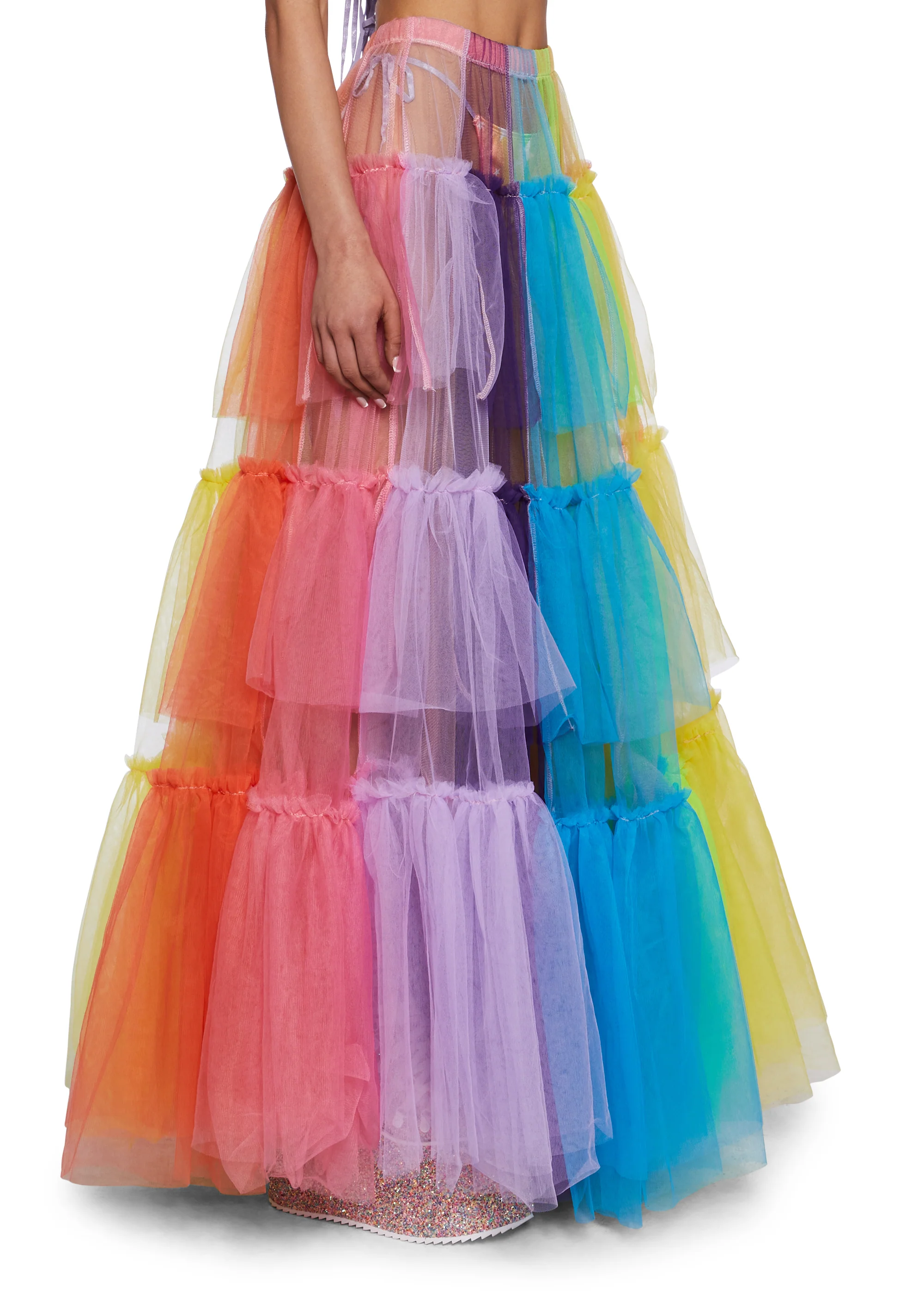 Technicolor Princess Maxi Skirt - Image 4