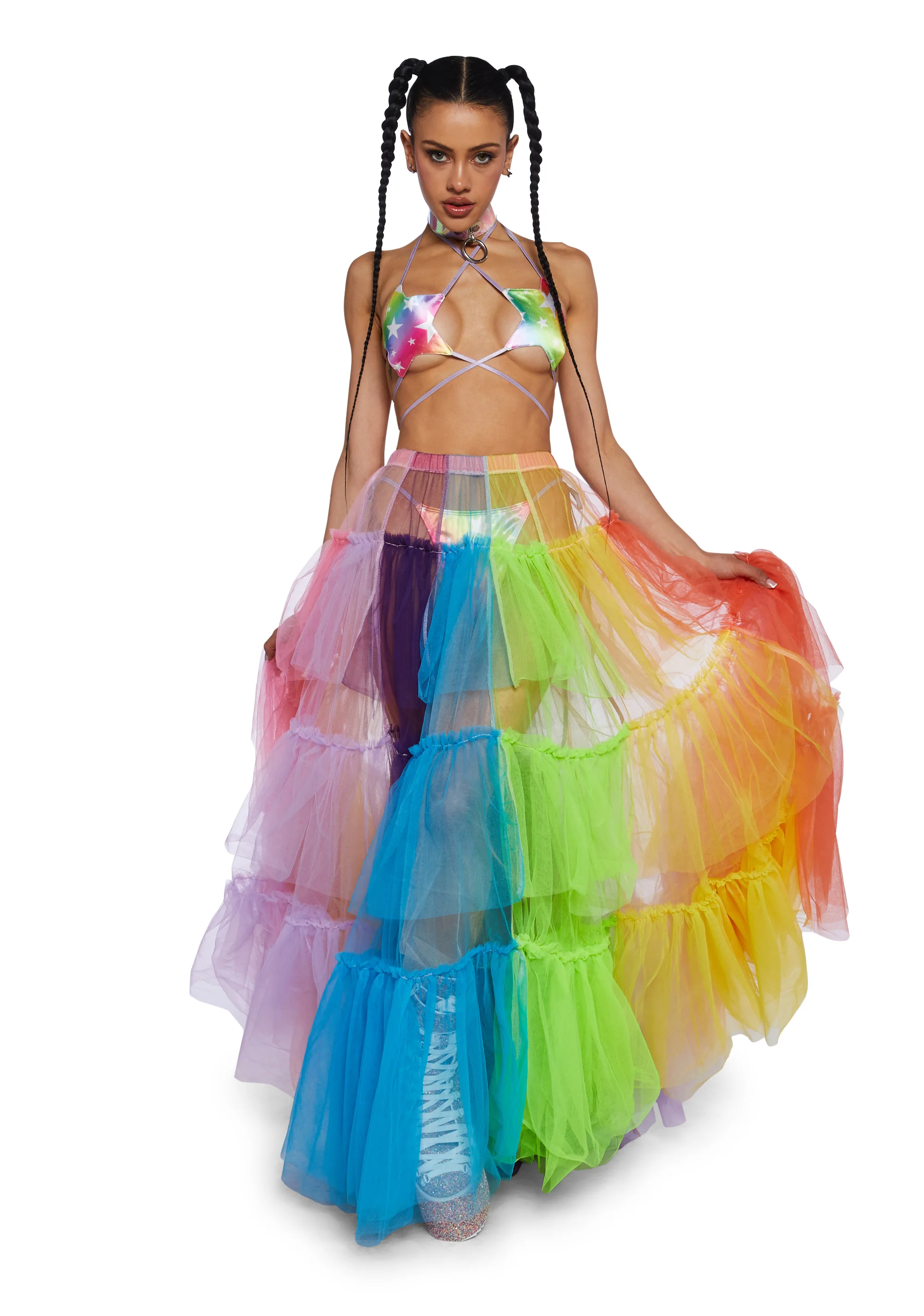 Technicolor Princess Maxi Skirt - Image 6