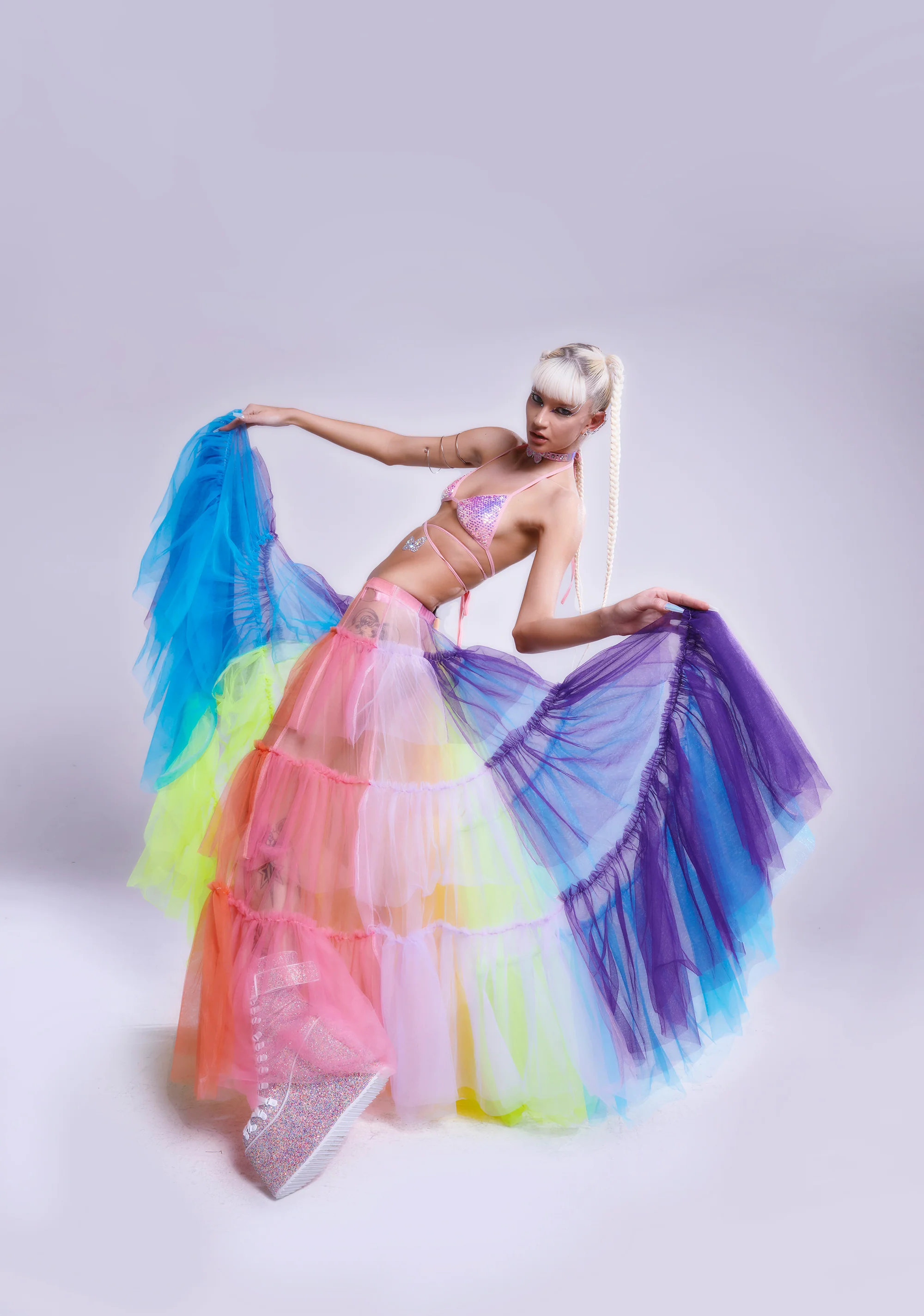 Technicolor Princess Maxi Skirt - Image 7
