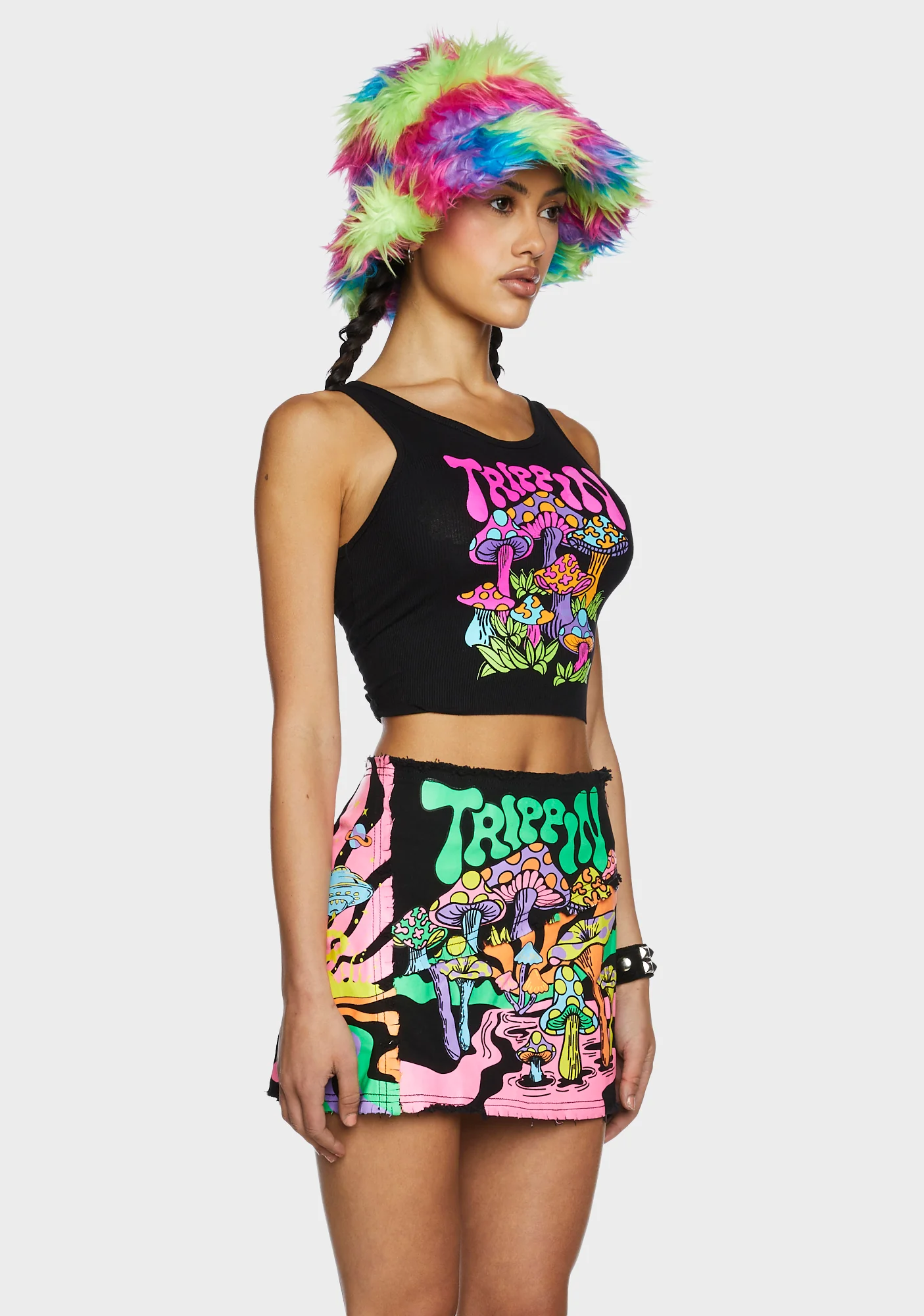 Technicolor Trip Graphic Tank - Image 3