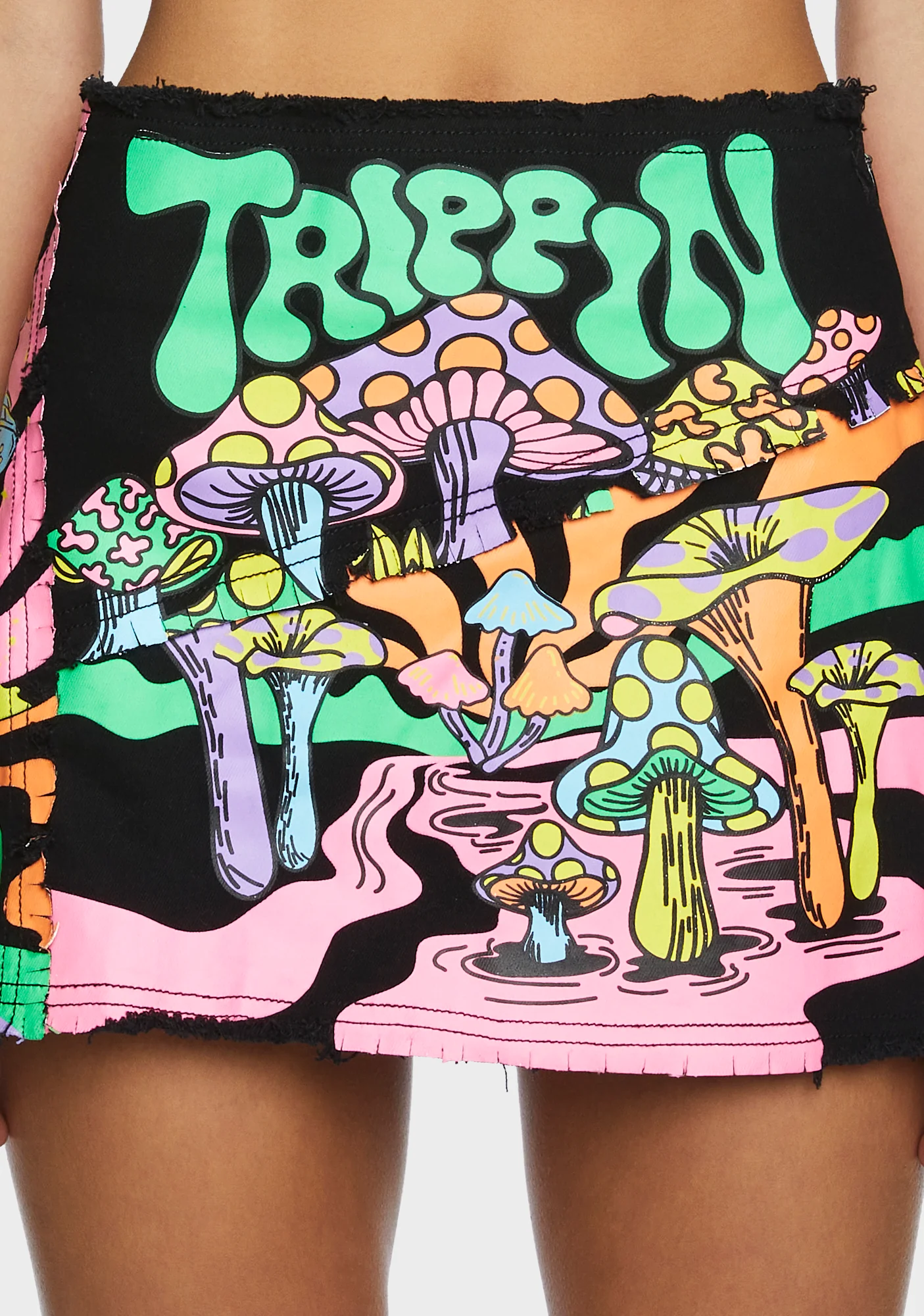 Technicolor Trip Mini Skirt - Image 5