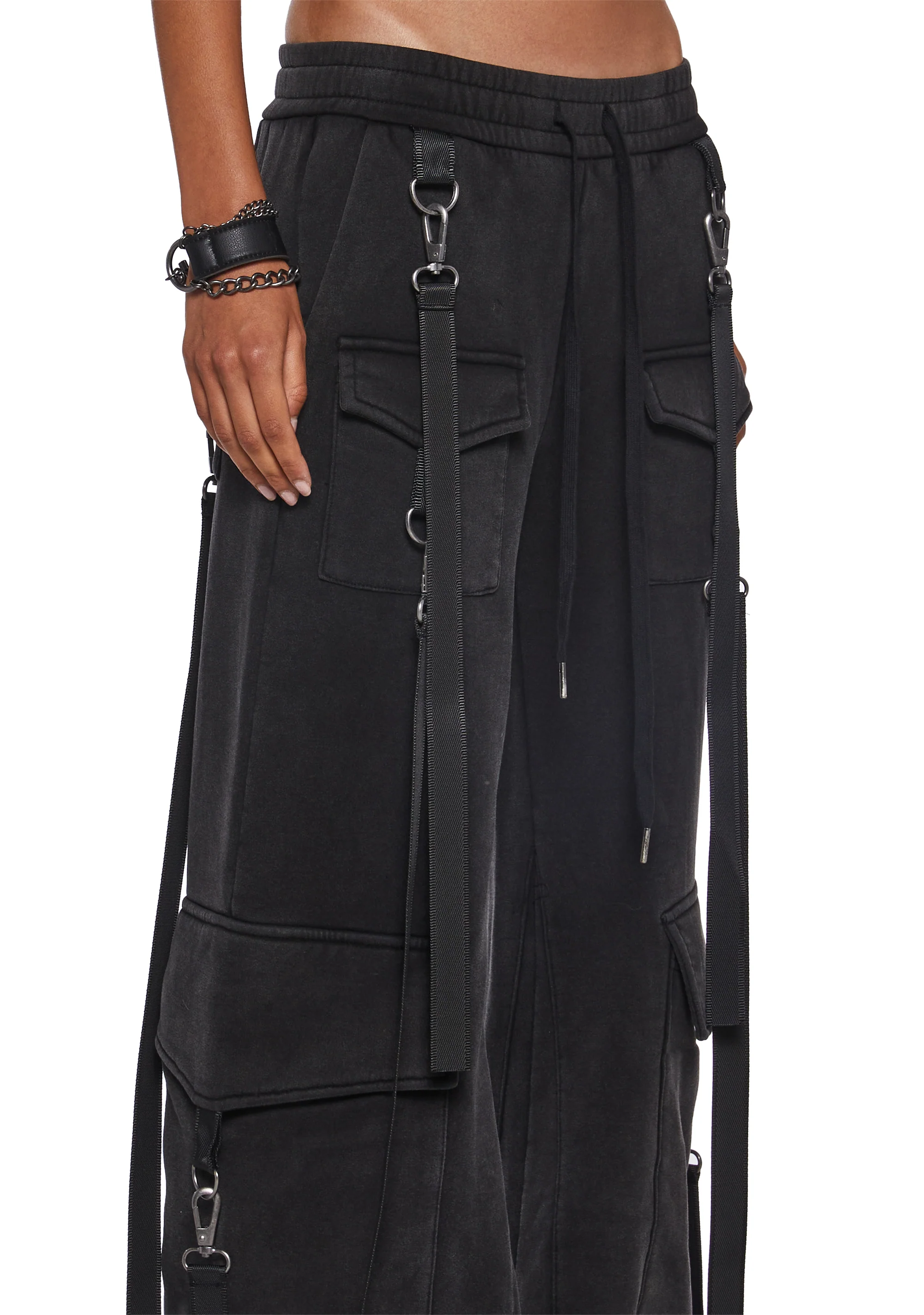 Techno Beats Suspender Joggers - Image 5