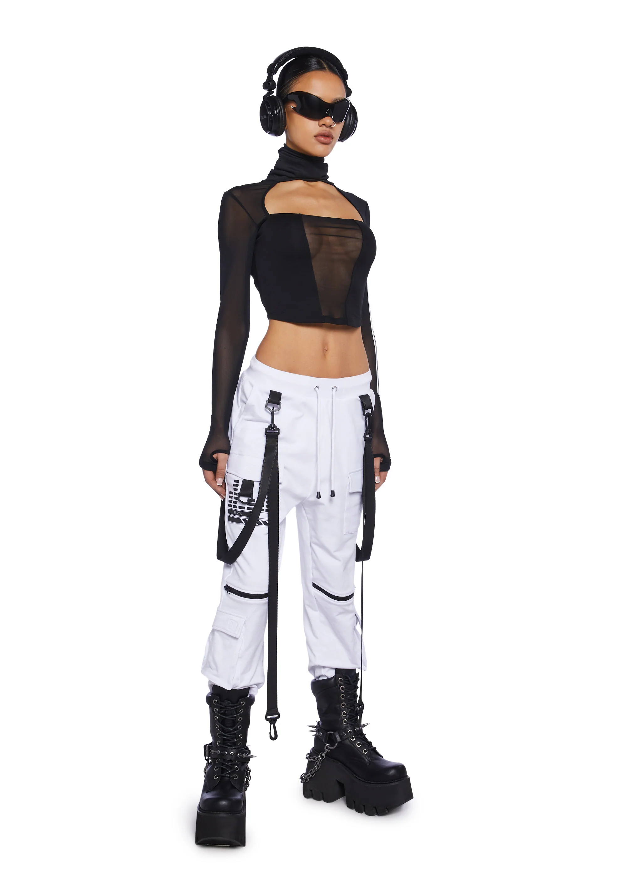 Techno Synth Jogger Sweatpants - Image 2