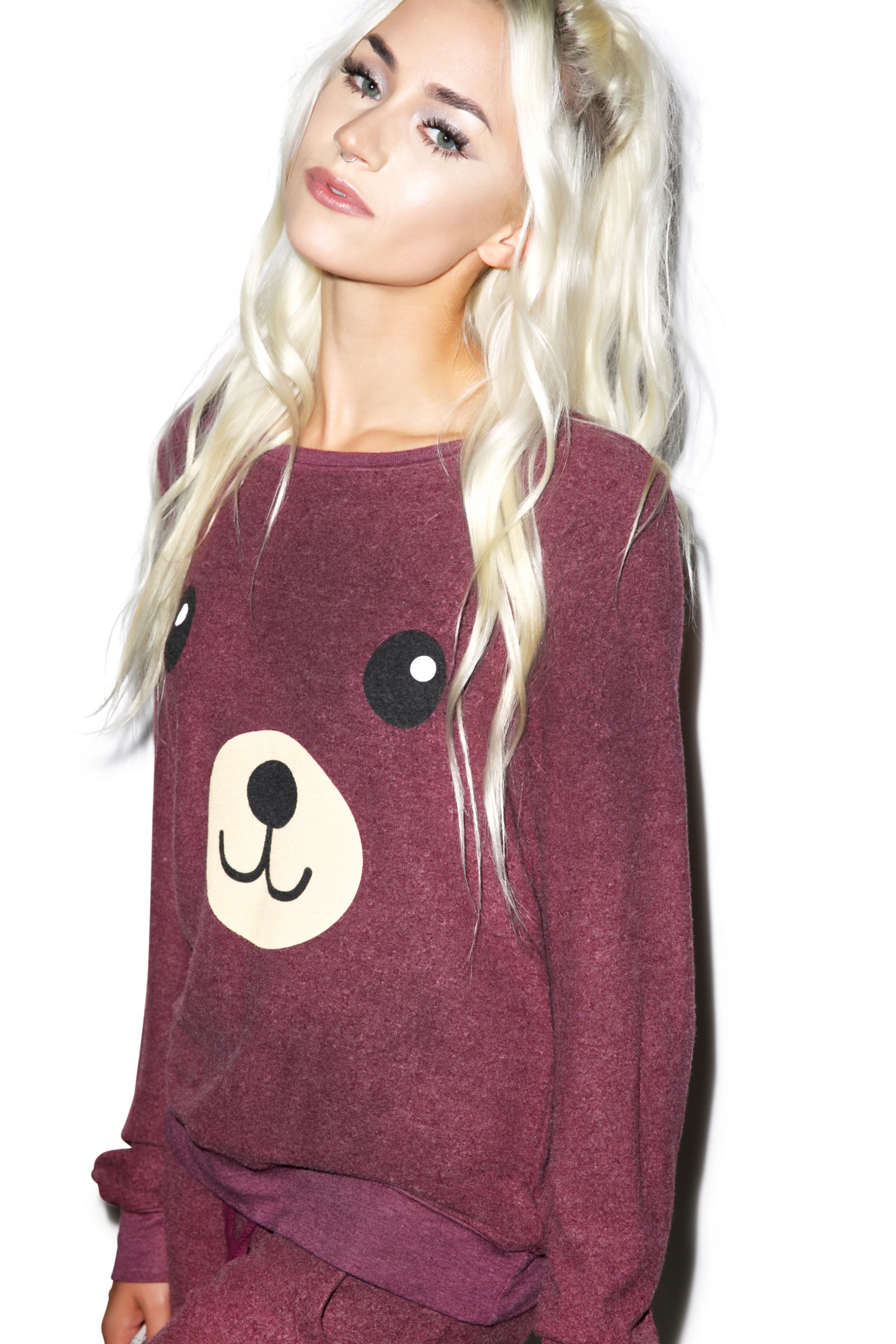 Teddy Girl Baggy Beach Jumper - Image 2
