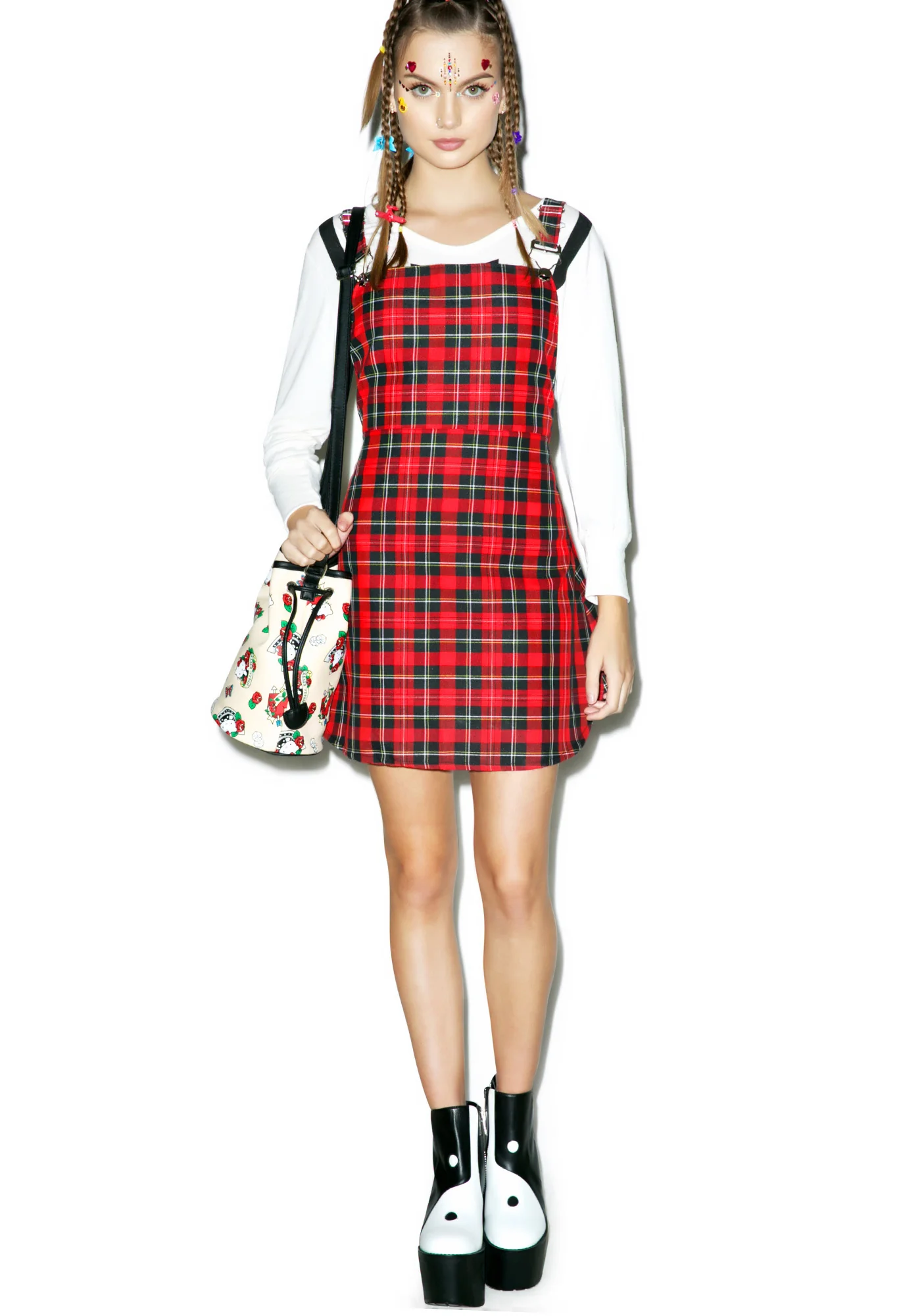 Teen Spirit Plaid Dress - Image 5