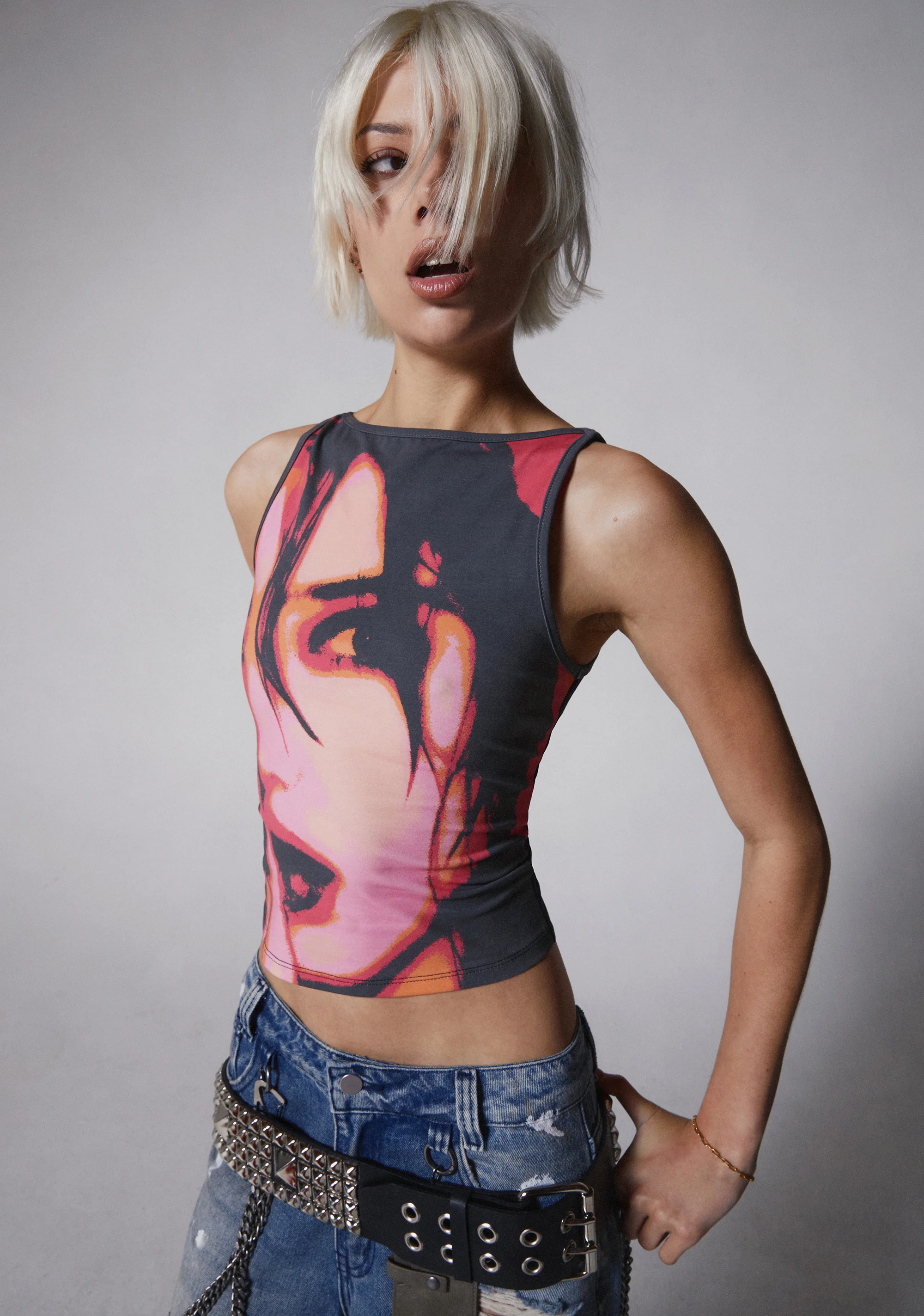 Y2K Heat Graphic Tank - Image 5
