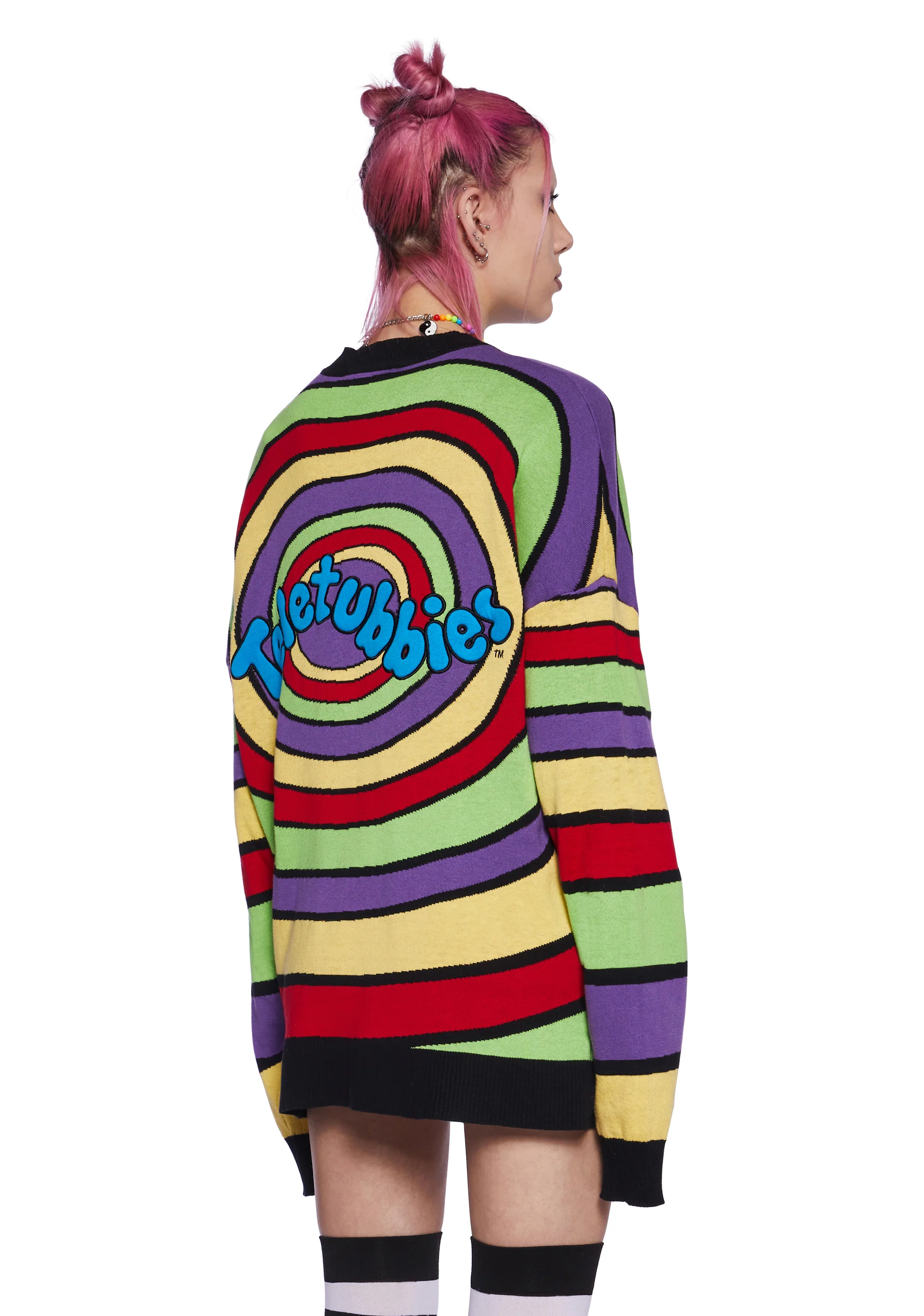 Telly Memories Intarsia Sweater - Image 3