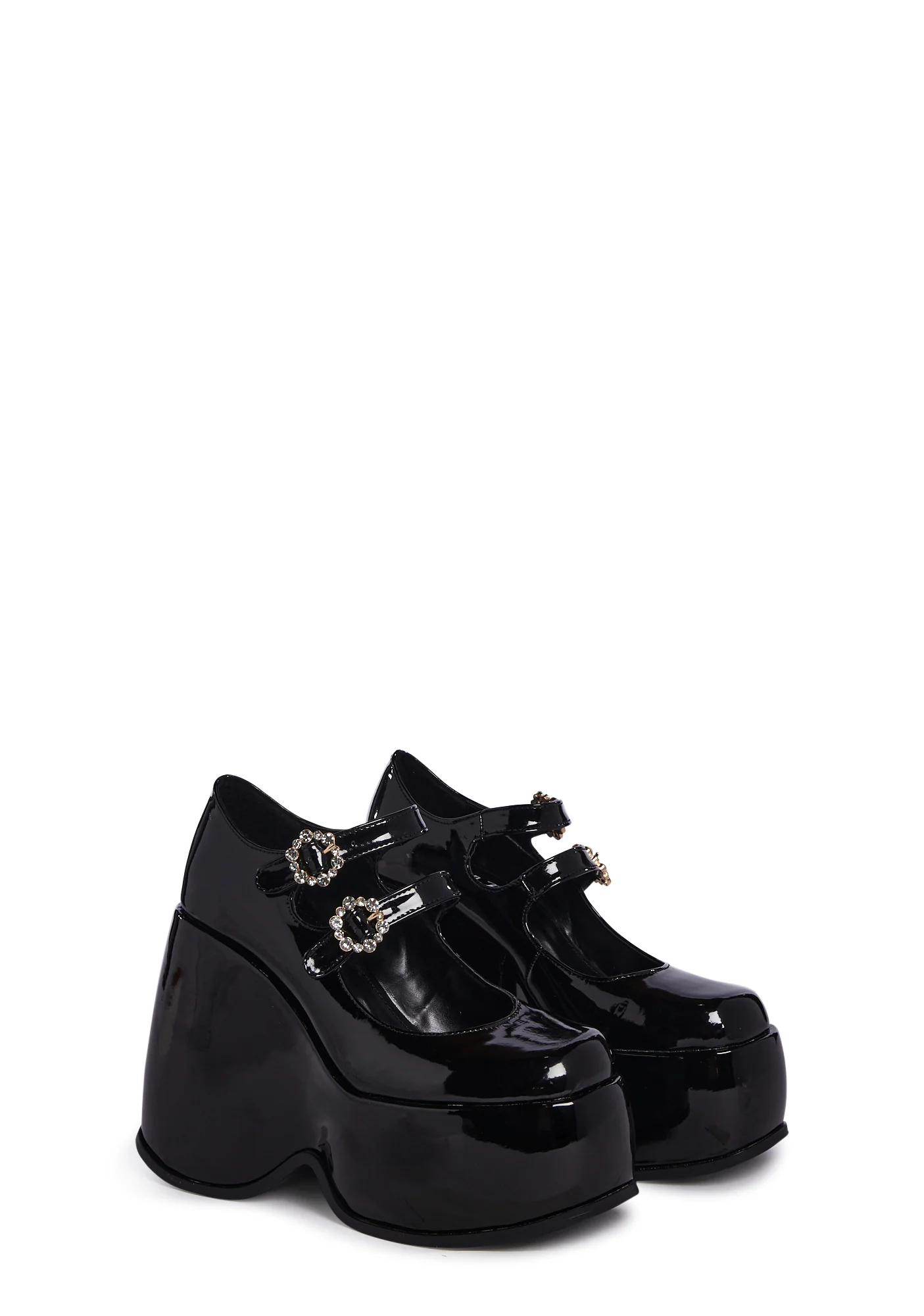 Telly Wedge Heels - Black - Image 3