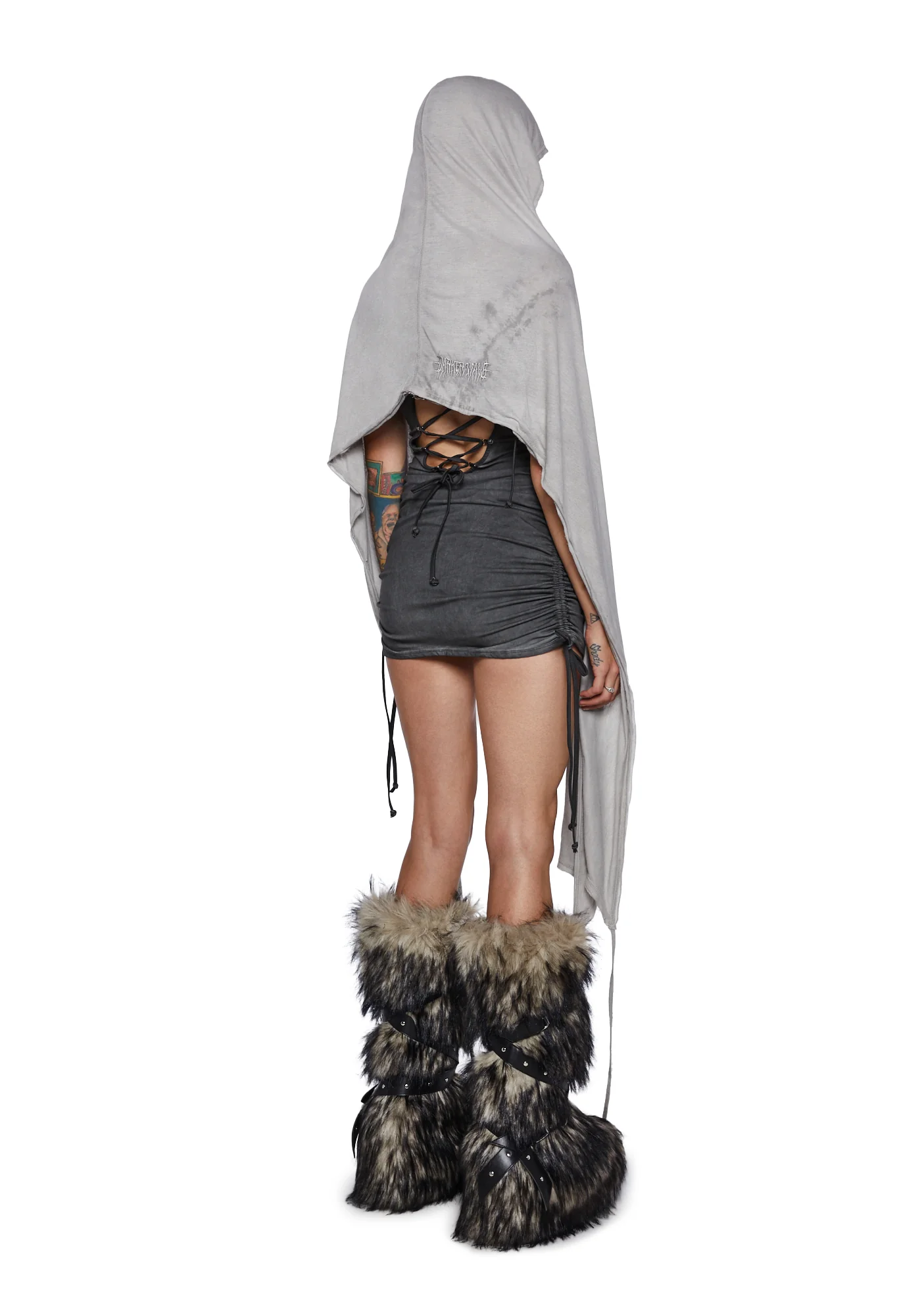 Tempo Hooded Wrap Scarf - Image 8