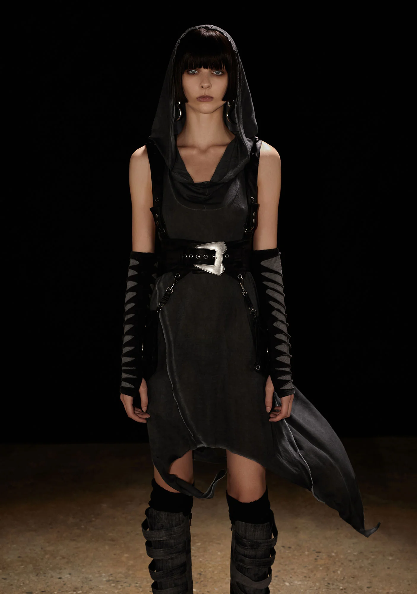 Tempo Unisex Asymmetrical Longline Tank - Image 6