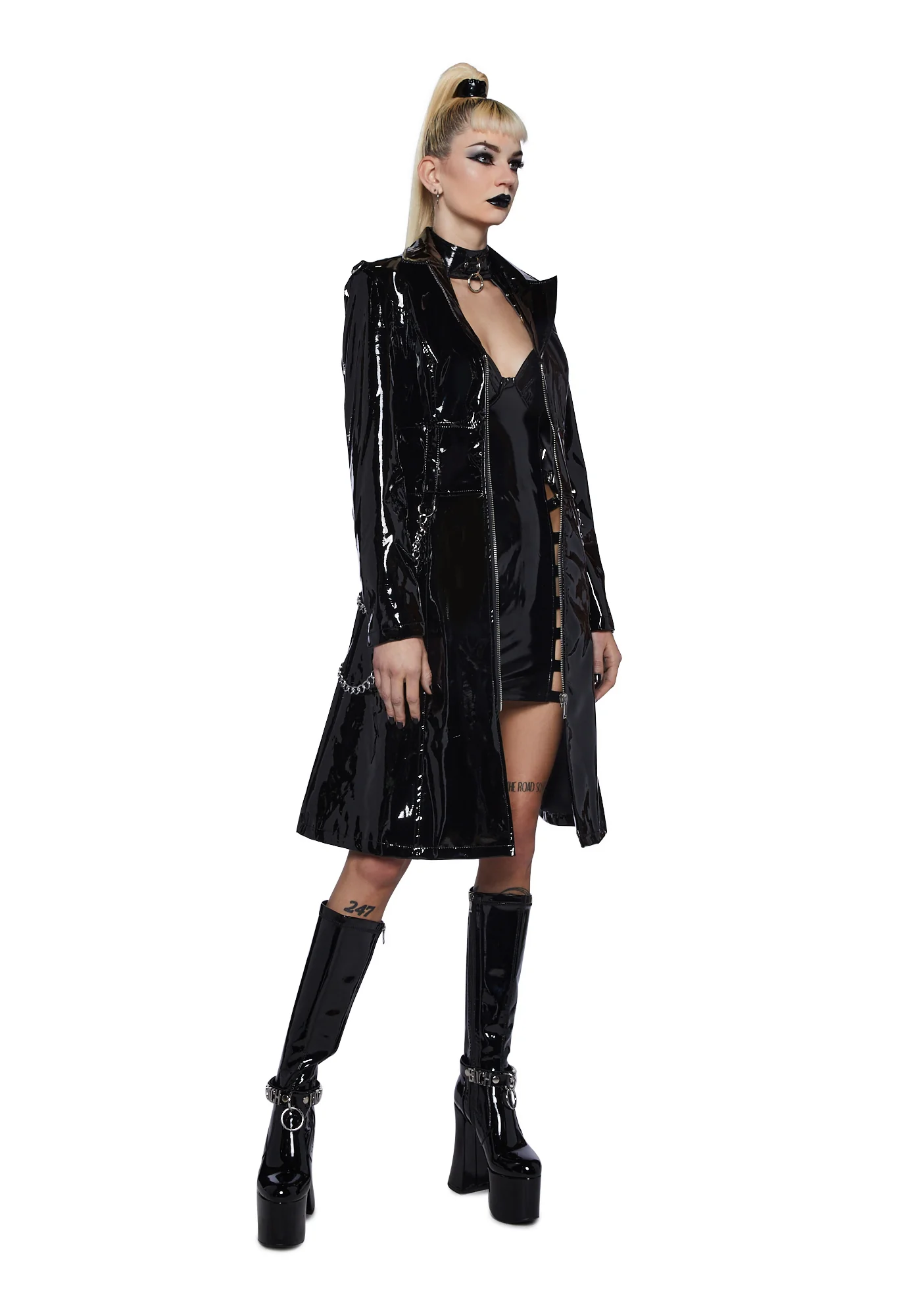 Temptress Triumph Trench Coat - Image 2