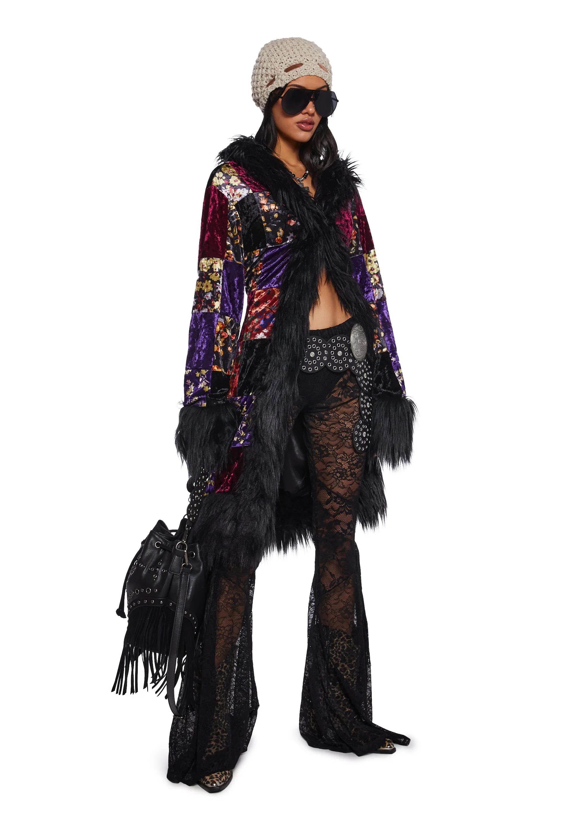 Test Of Time Lace And Fringe Flare Pants - Image 5