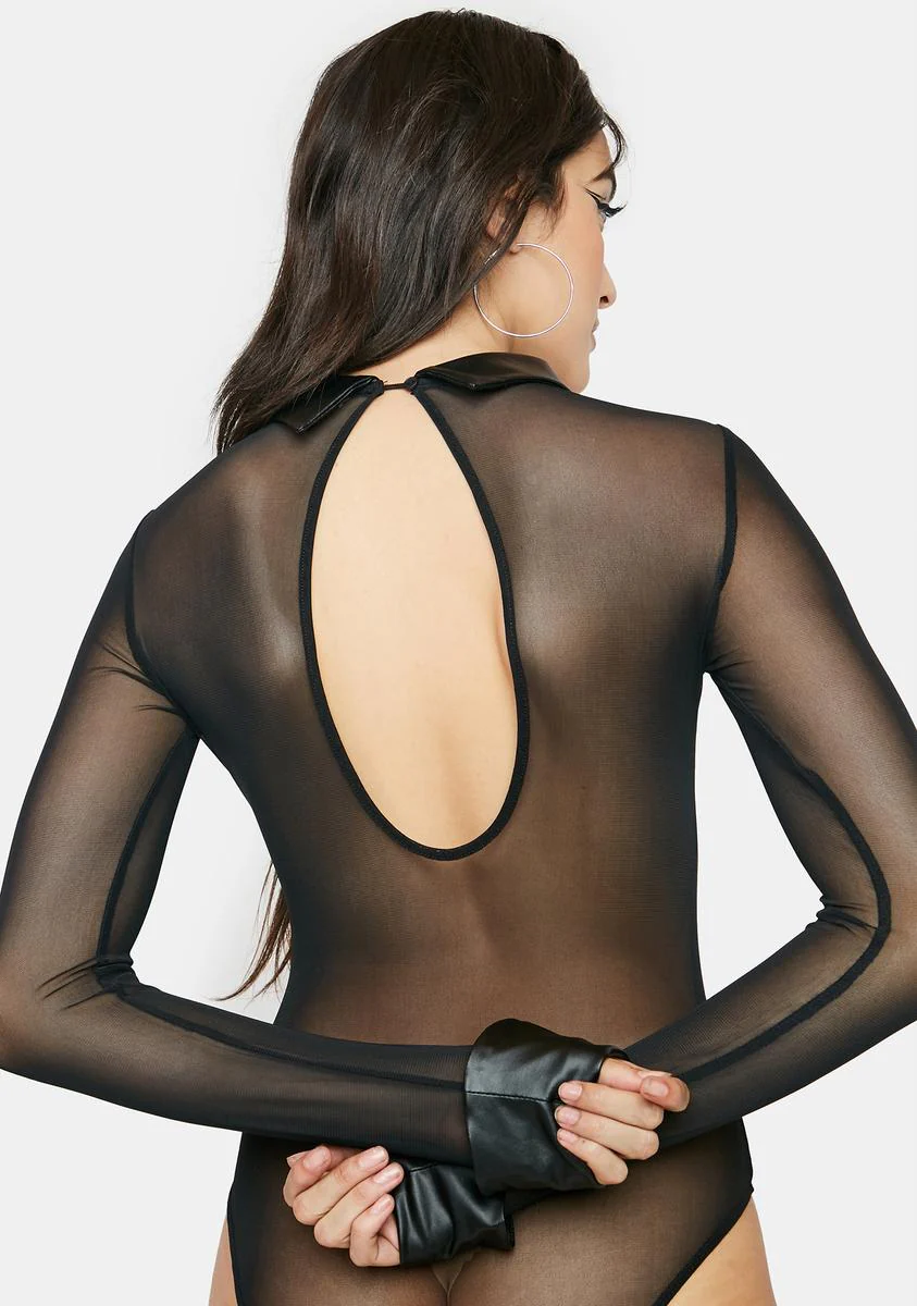 Test Your Patience Mesh Bodysuit - Image 4